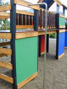 Rutschstange Edelstahl gebogen