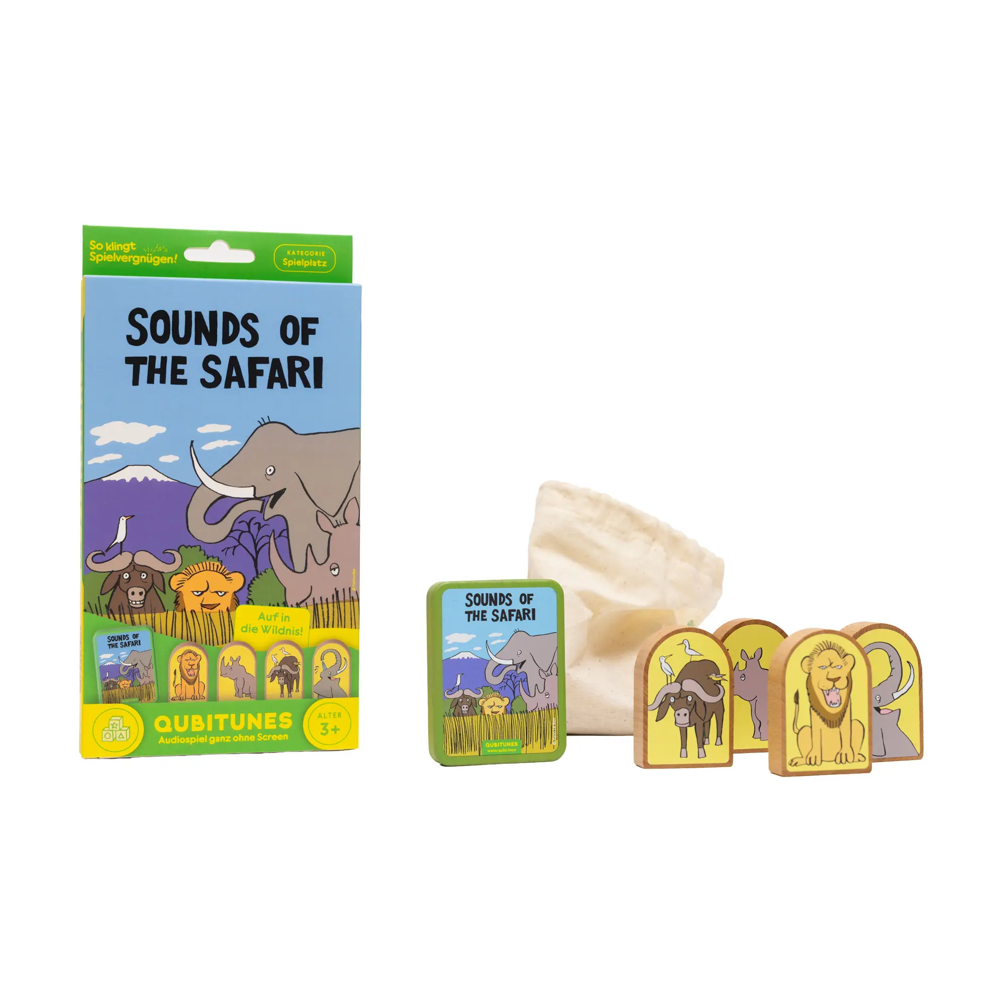 Qubi Set "Gehe mit uns auf Safari Tour"