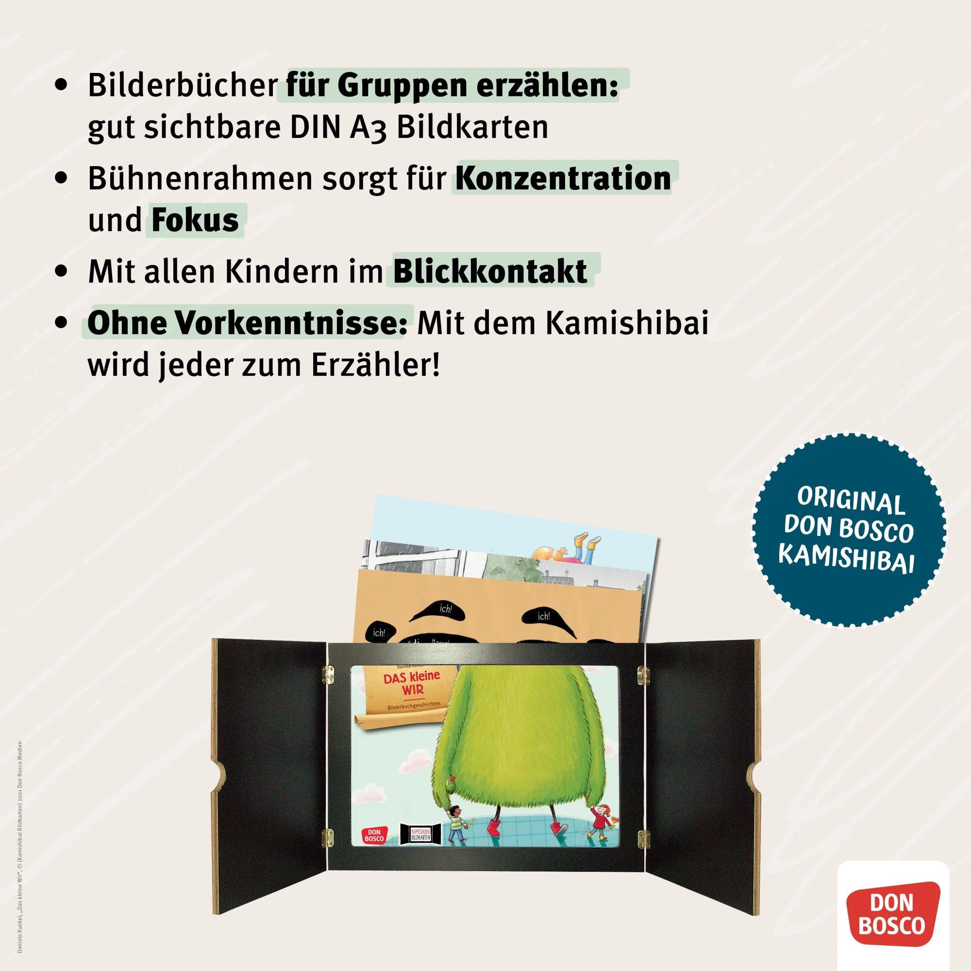 Das große Weihnachtsfest im Zoo. Kamishibai Bildkartenset