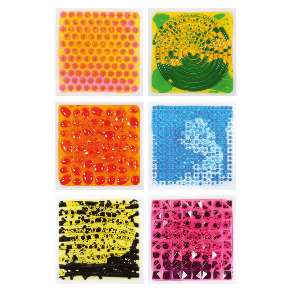 3D Sensorik Matten Flow 6er Set