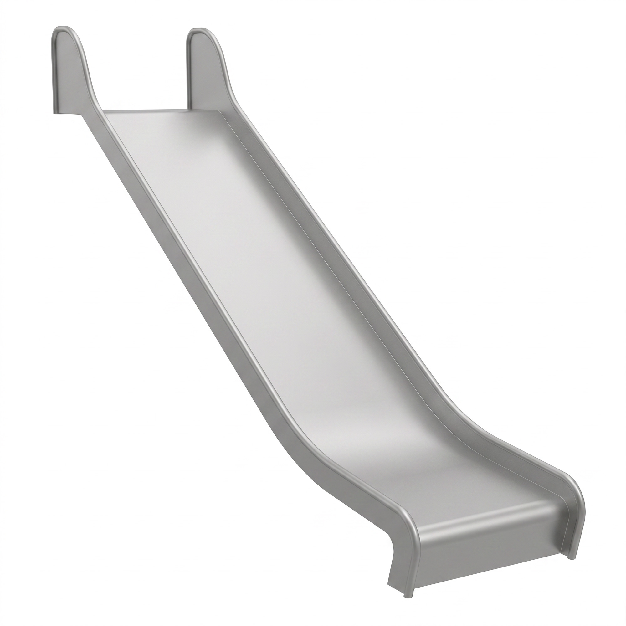 Edelstahlrutsche 100 cm breit - Anbau- & Hangrutsche 300 cm