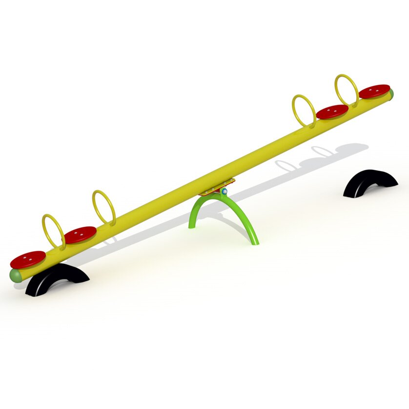 Metall Wippe 4 Edison 4 Sitze