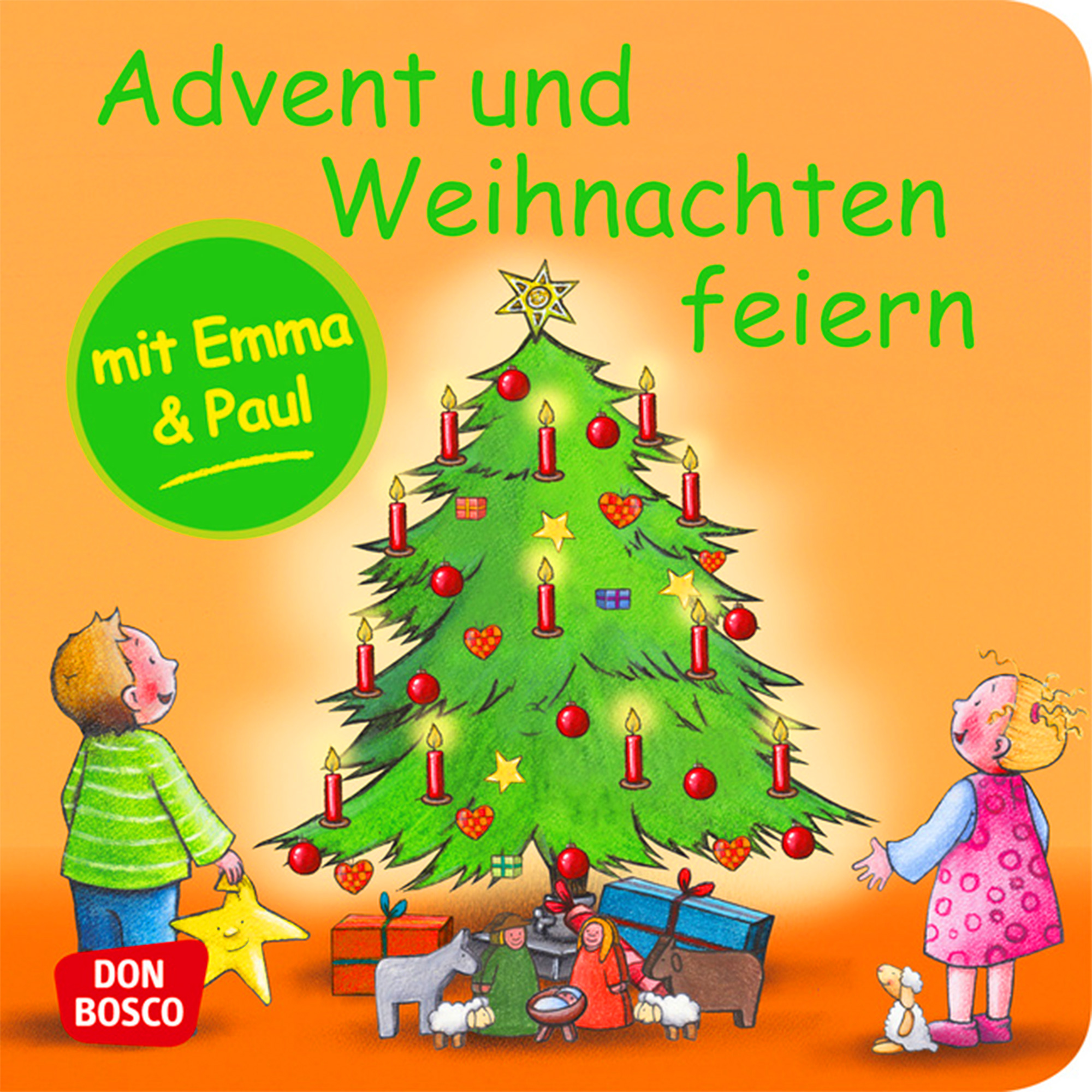 Advent und Weihnachten feiern mit Emma und Paul. Mini-Bilderbuch