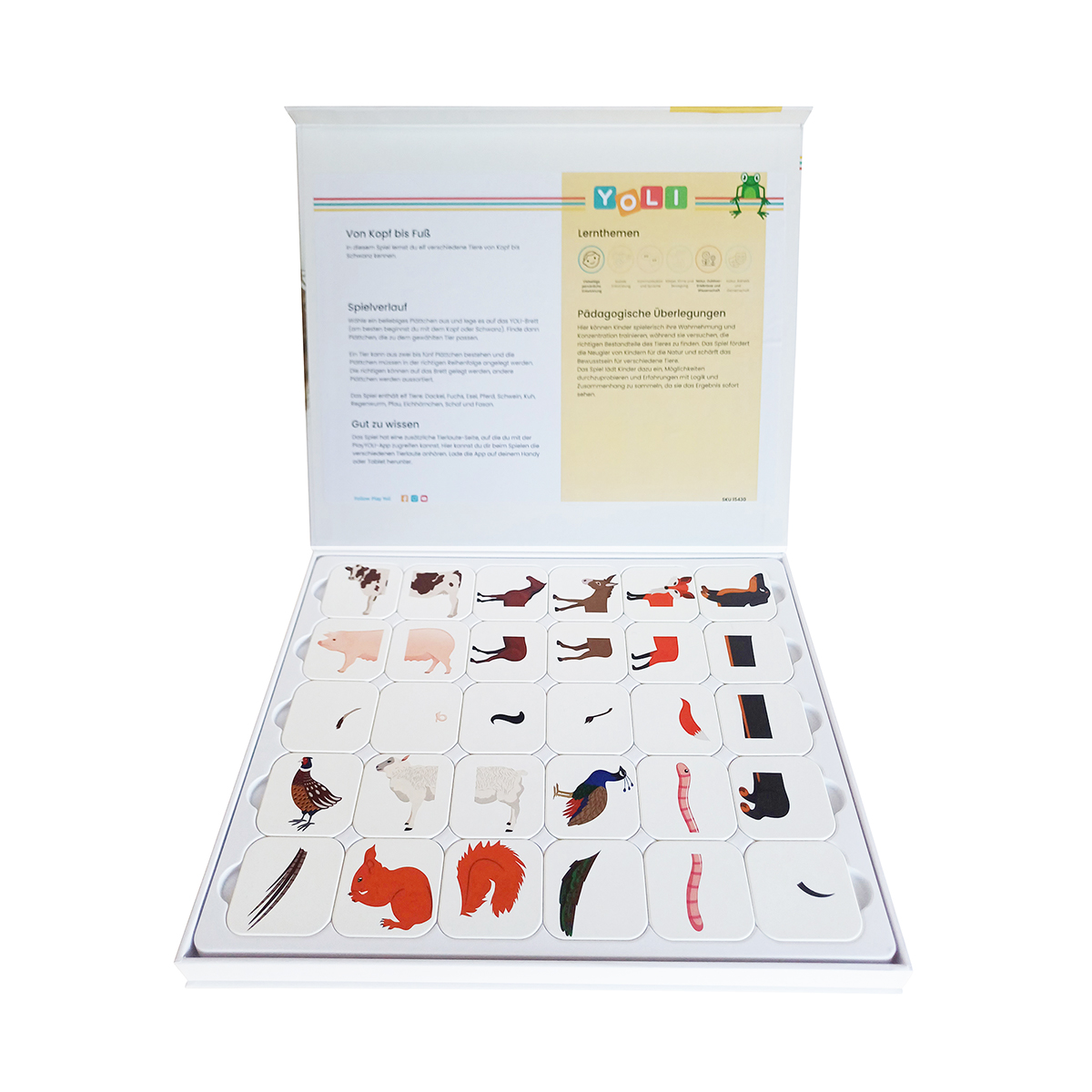 YOLI Spielset - Von Kopf bis Fuß