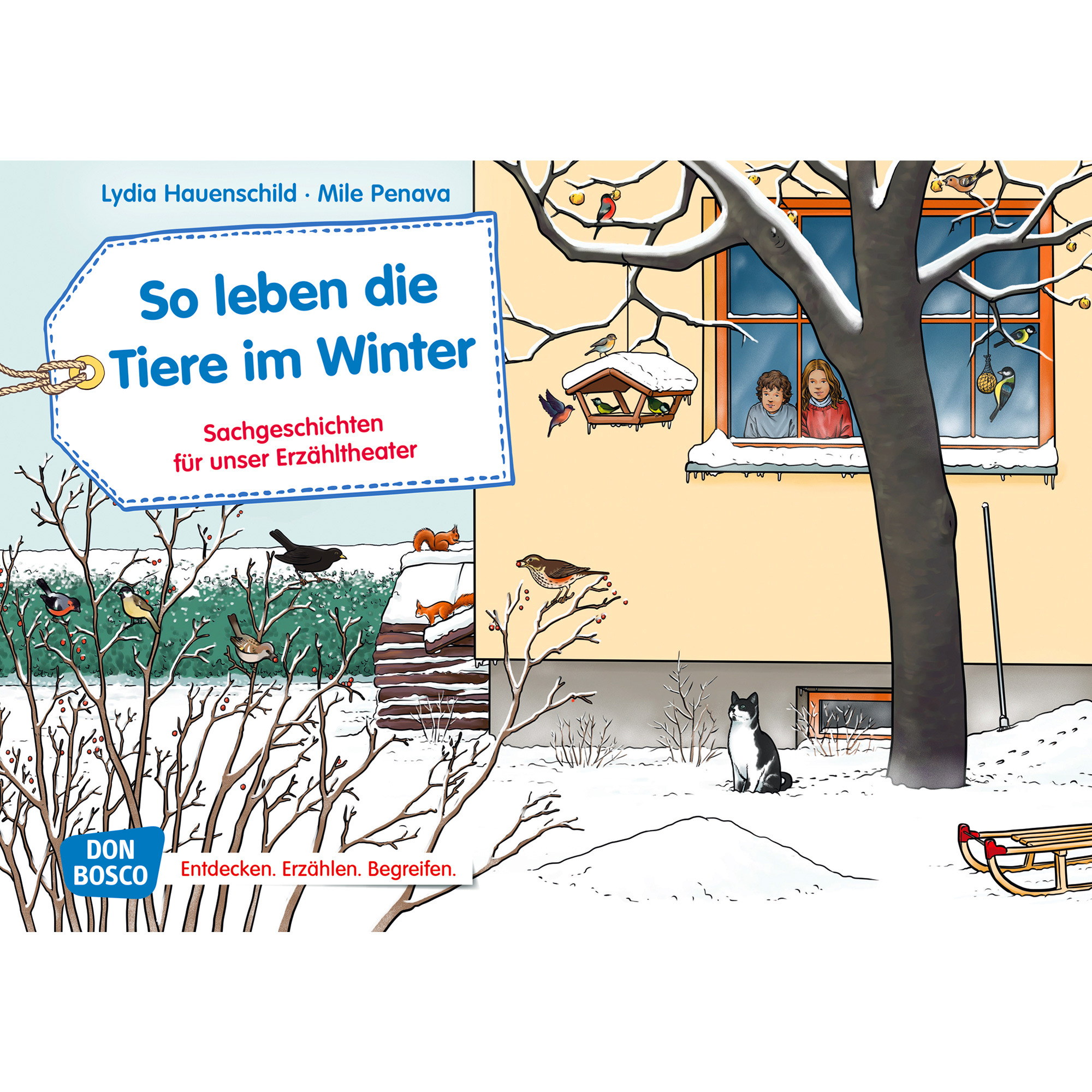 So leben die Tiere im Winter. Kamishibai Bildkartenset.