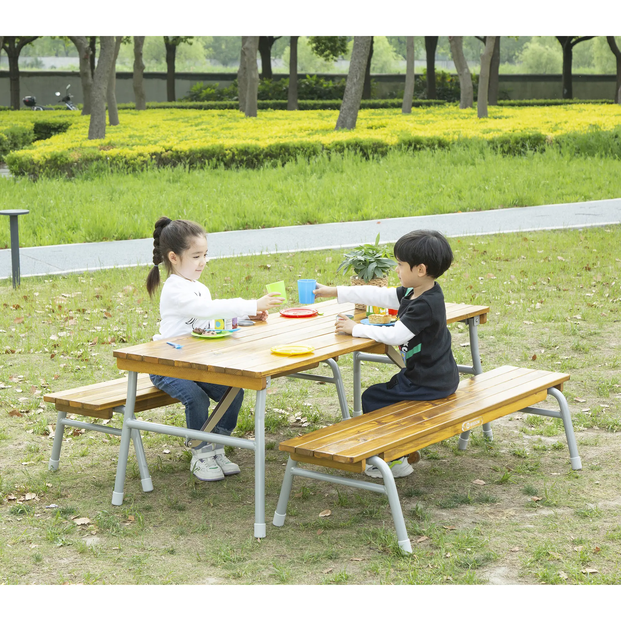 Kiga Outdoor-Bank Aluis 2er Set