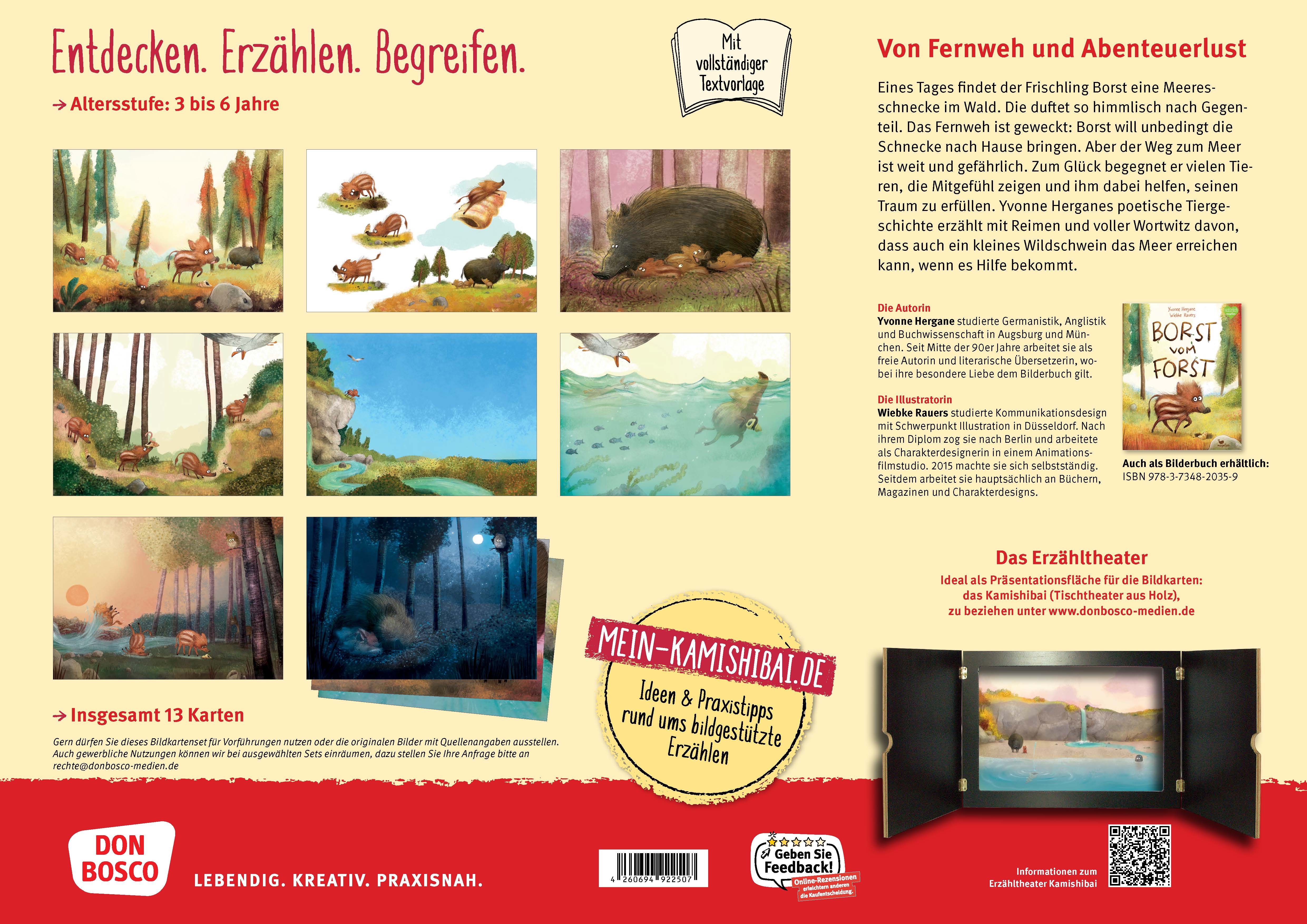Borst vom Forst. Kamishibai Bildkartenset