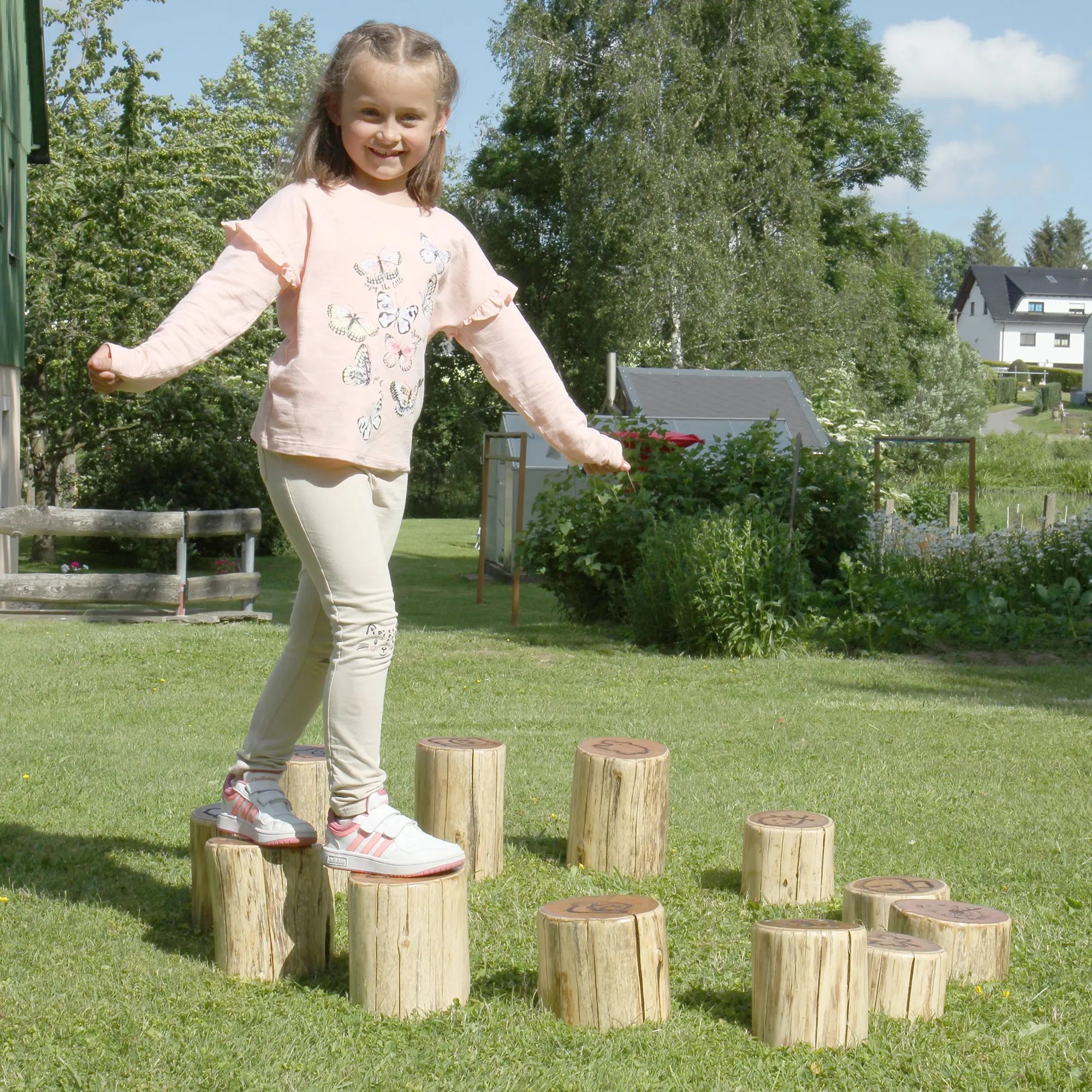 Outdoor Balancierpfad, 12-teilig