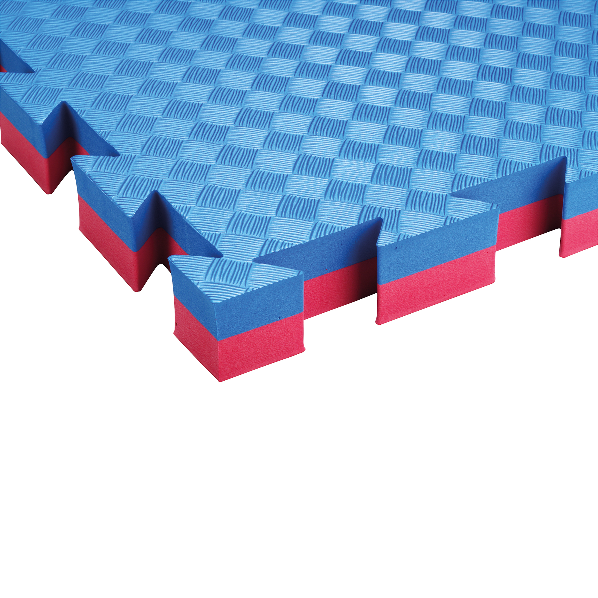 Fallschutzmatte für den Innenbereich blau/rot