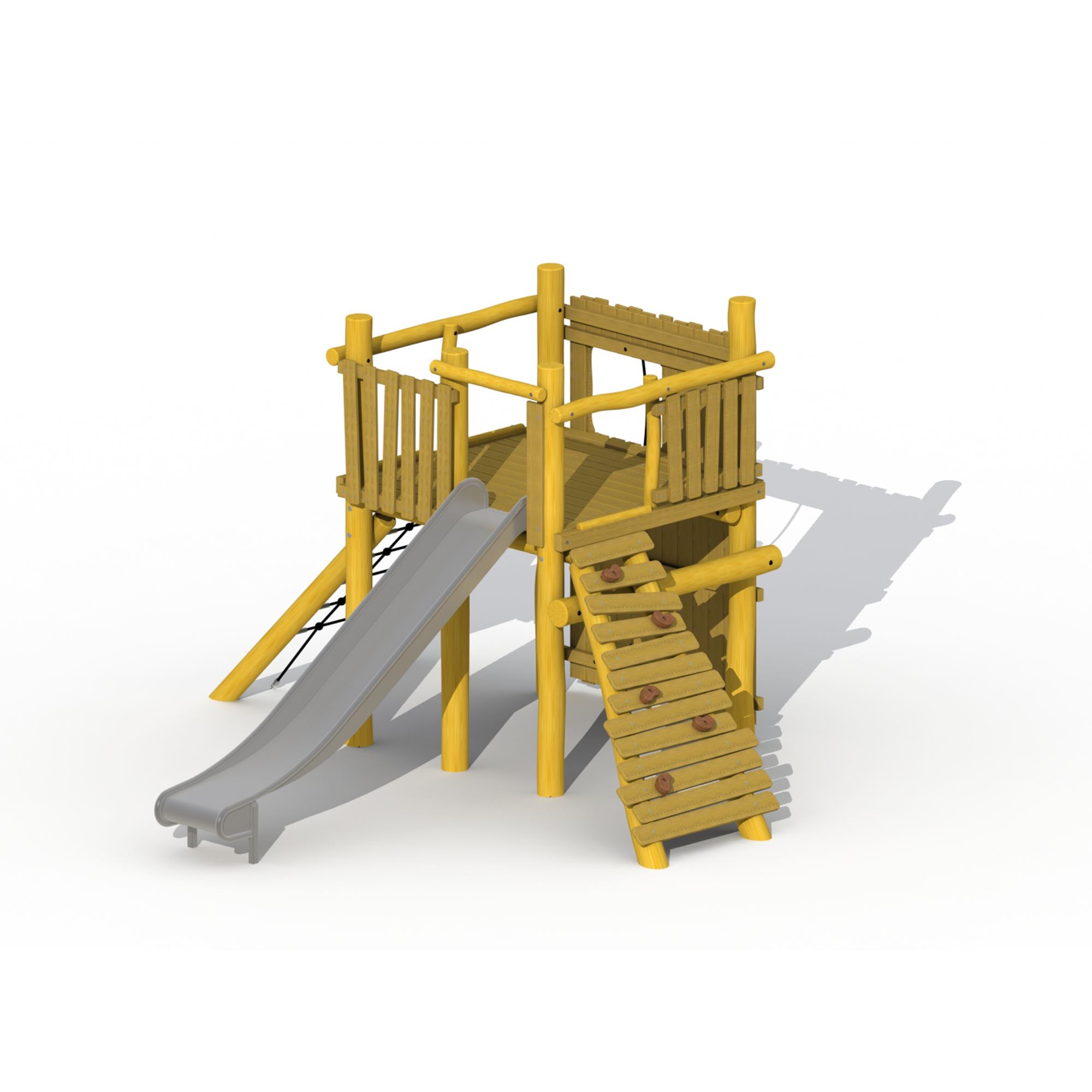 Robinie Zauberturm mit Rutsche