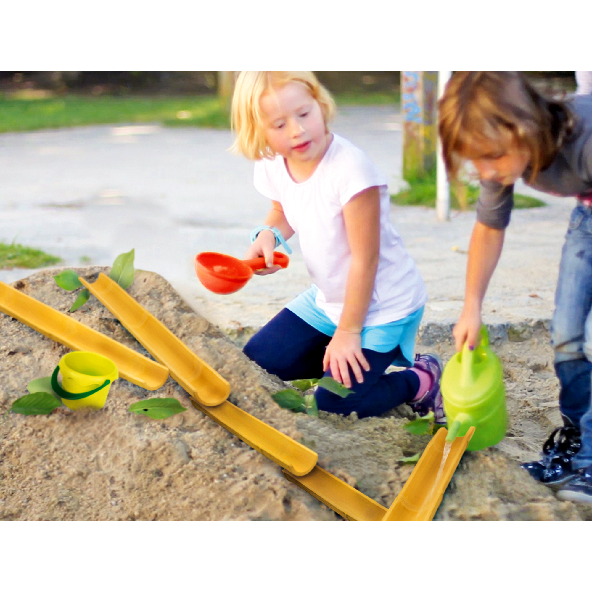 Bambusrinnen Set 18 tlg.