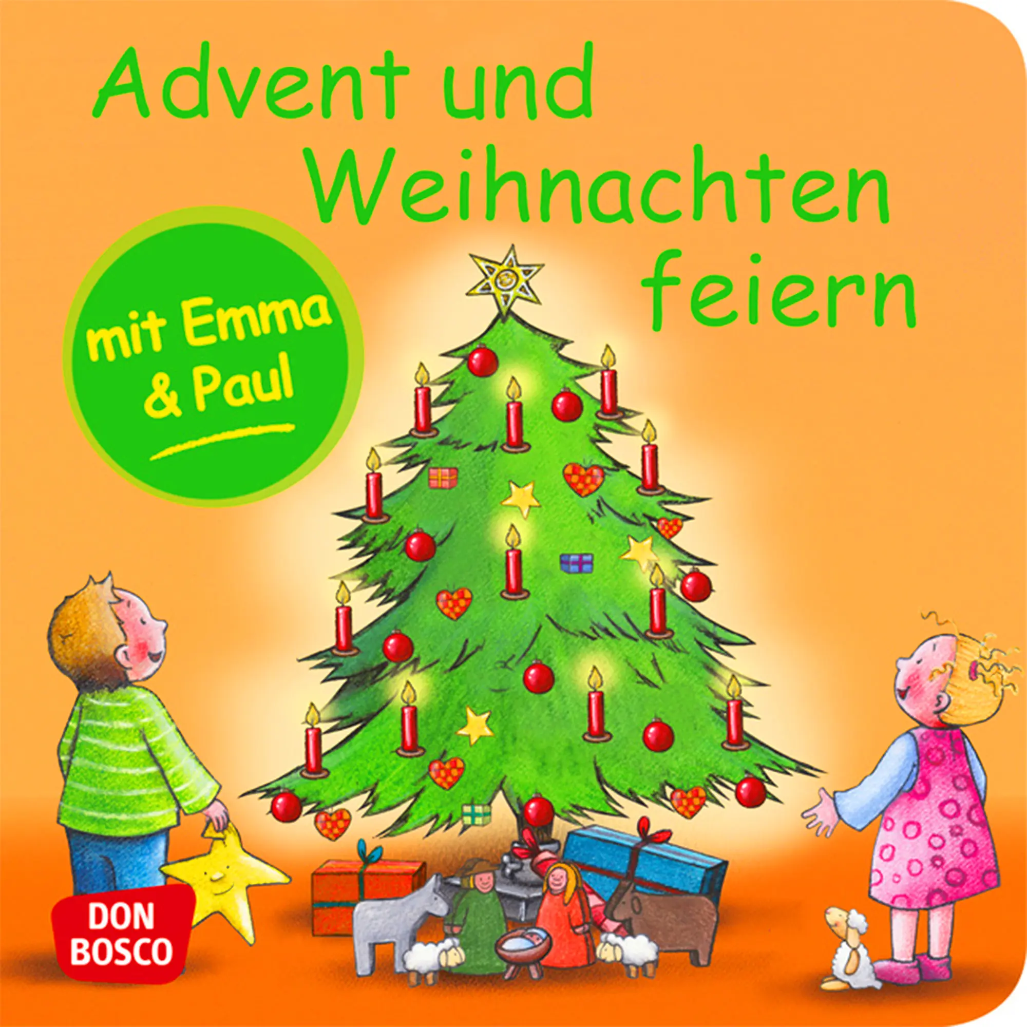 Advent und Weihnachten feiern mit Emma und Paul. Mini-Bilderbuch