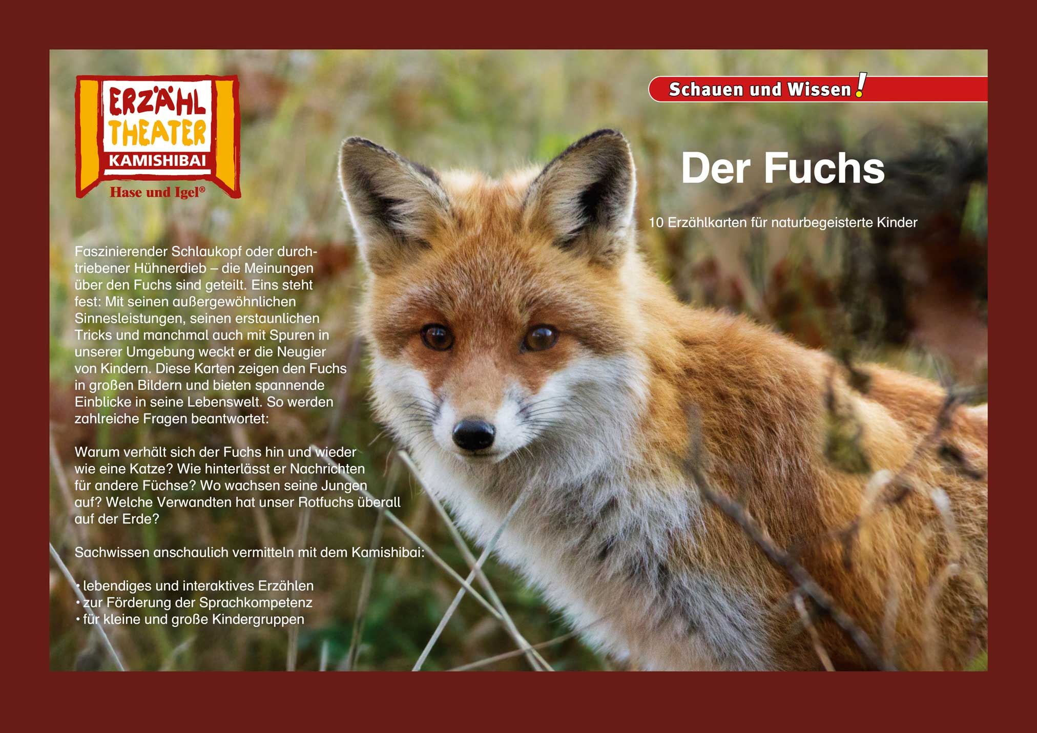 Der Fuchs / Kamishibai Bildkarten