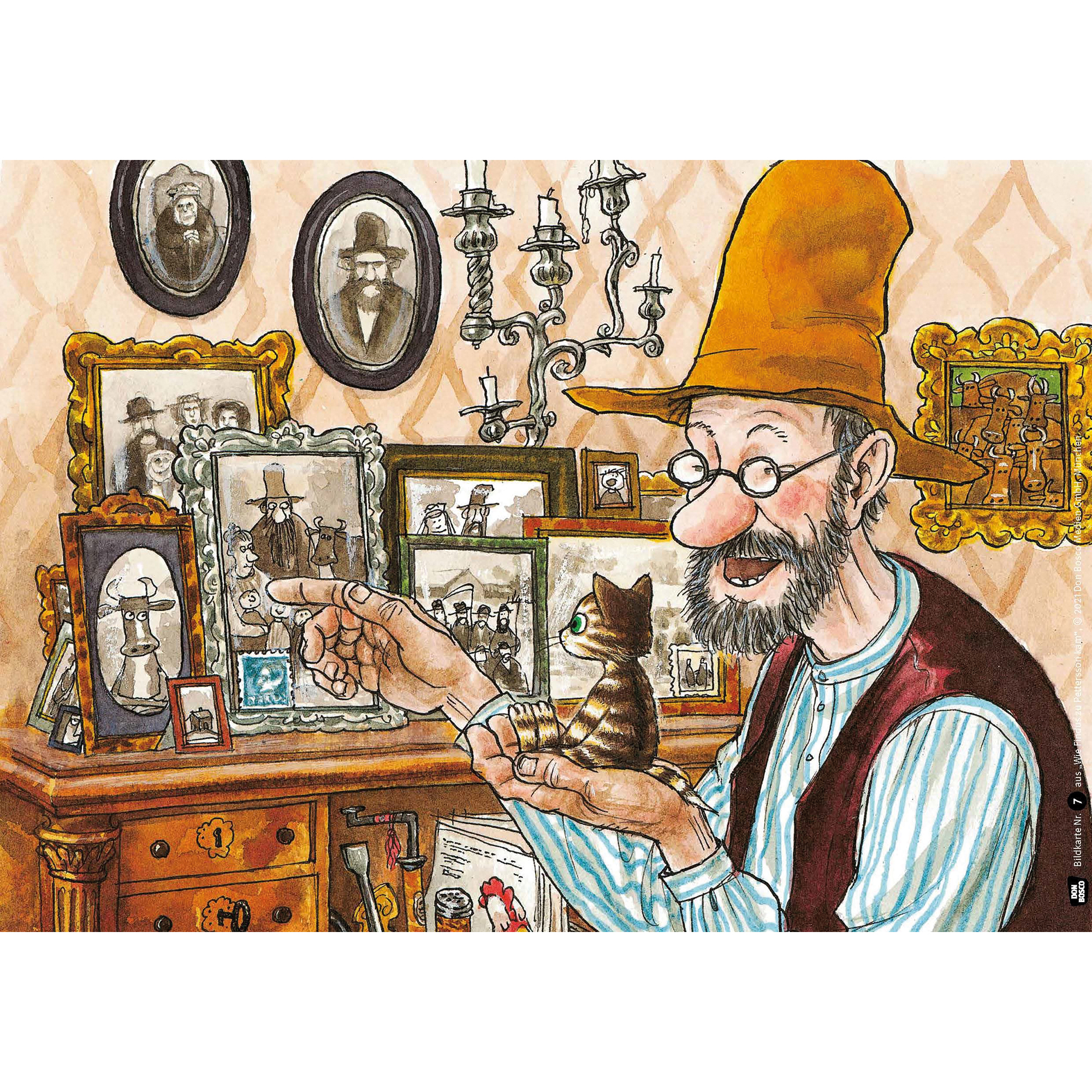 Wie Findus zu Pettersson kam. Kamishibai Bildkartenset