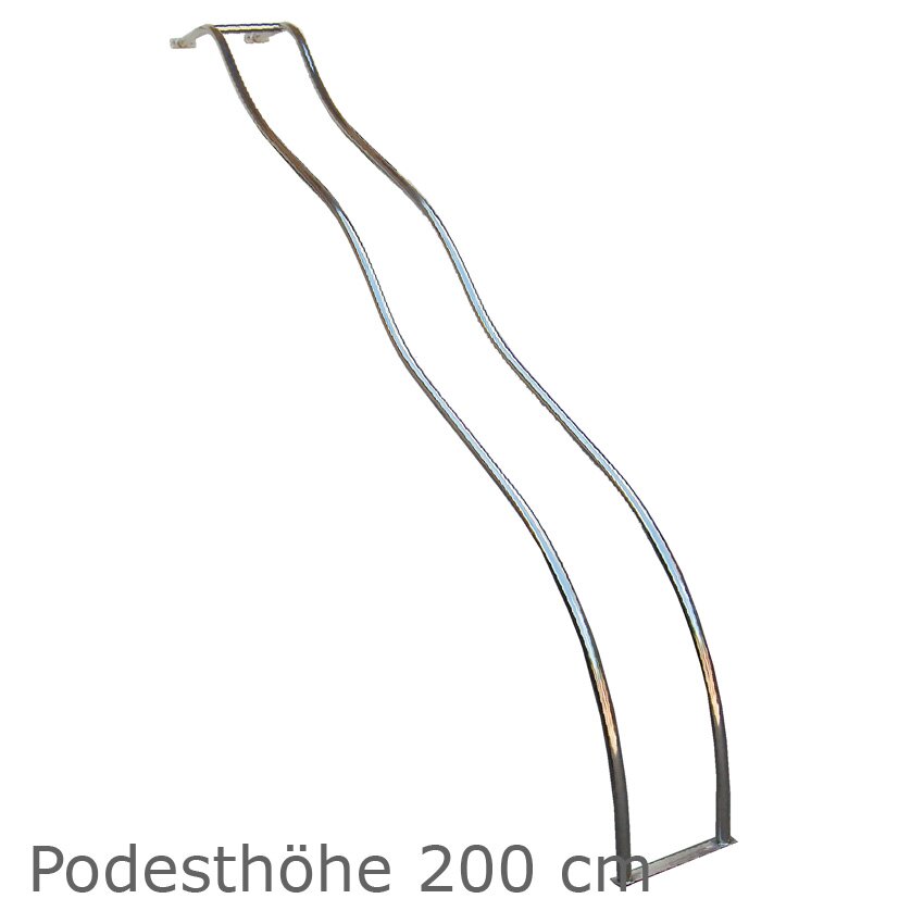 Edelstahlrutschstangen Parallel
