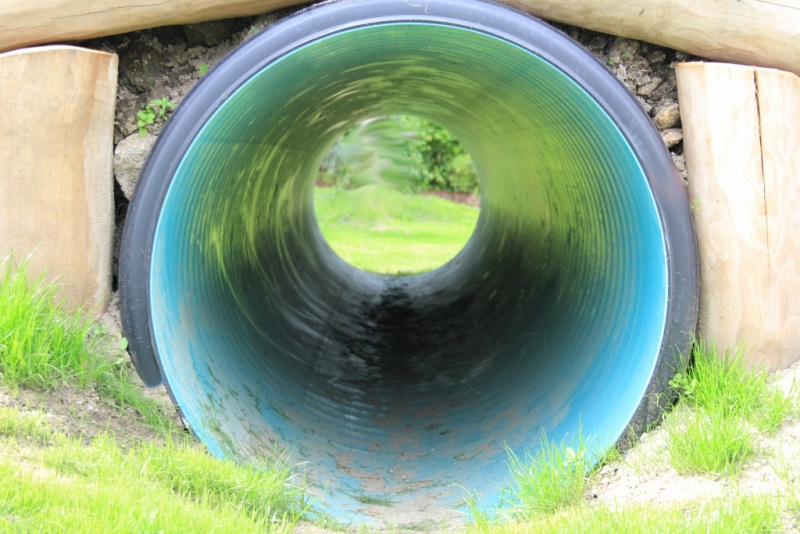 Kriechtunnel für Erdeinbau Mit Verbindungsflansch