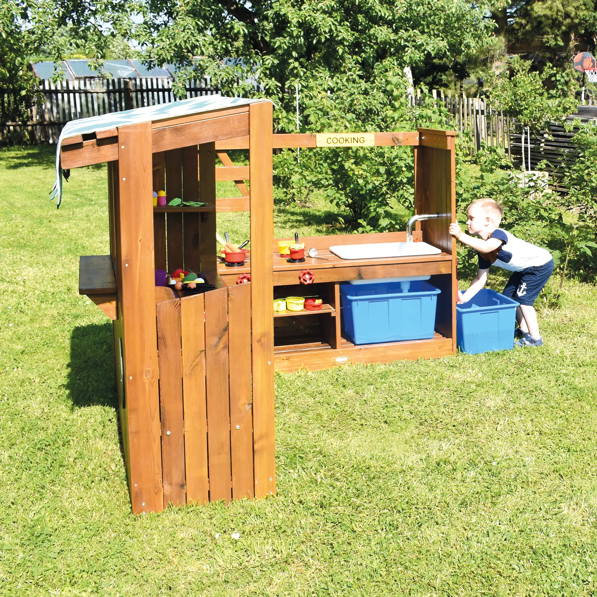 Outdoor-Snack Bar + Outdoor Spielküche mit Pumpe