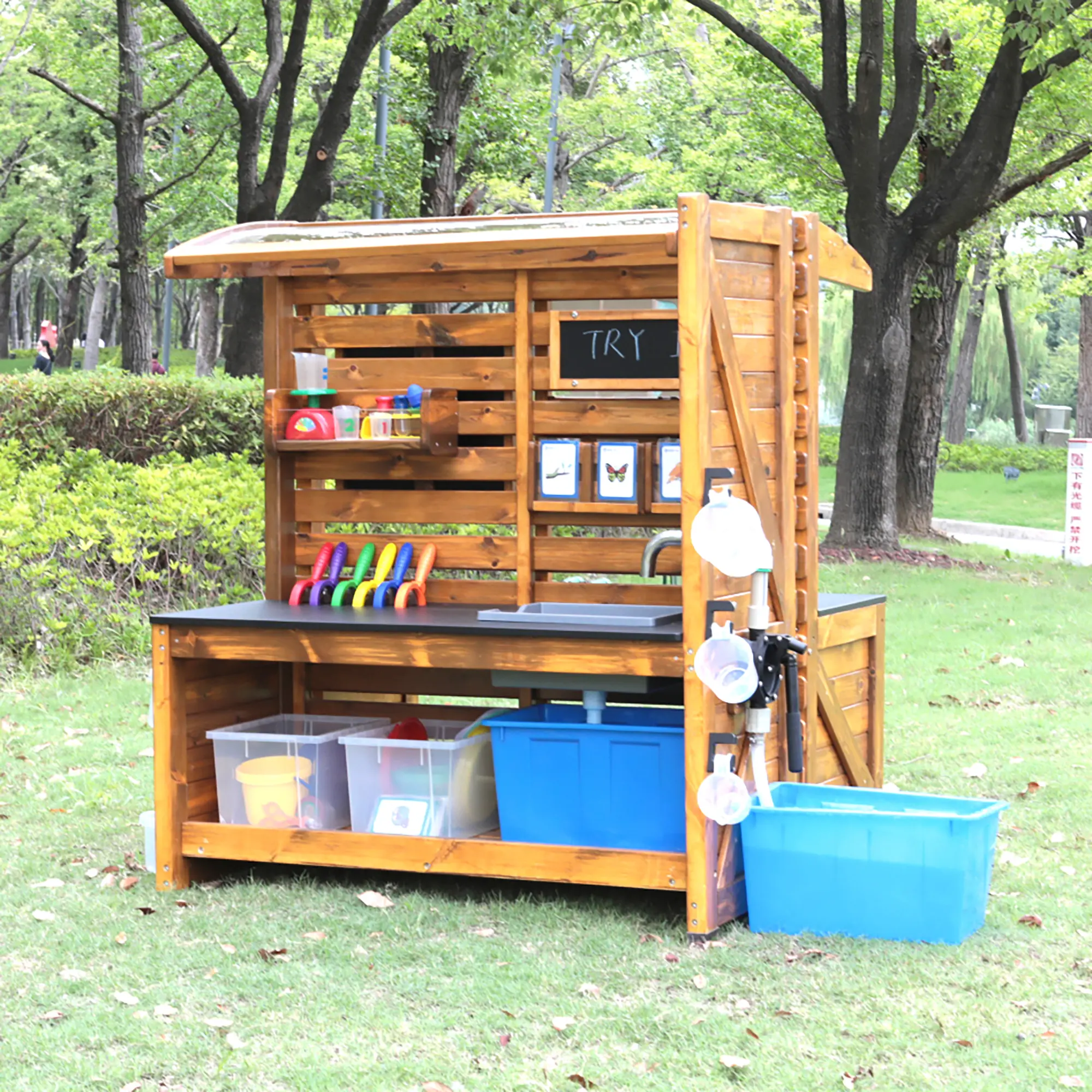 Outdoor-Experimentierstation