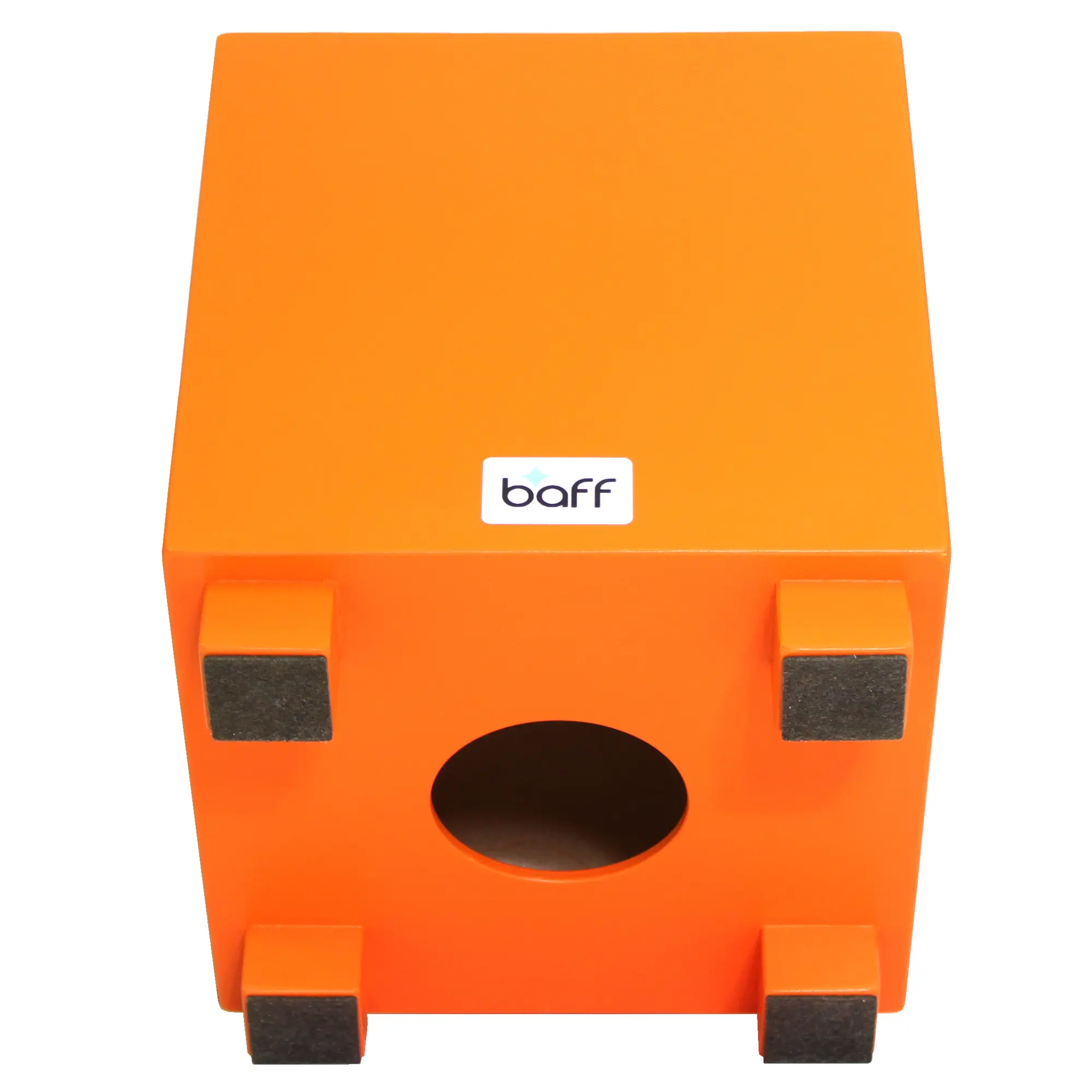 Kinder-Cajón Sitzhöhe 30 cm orange
