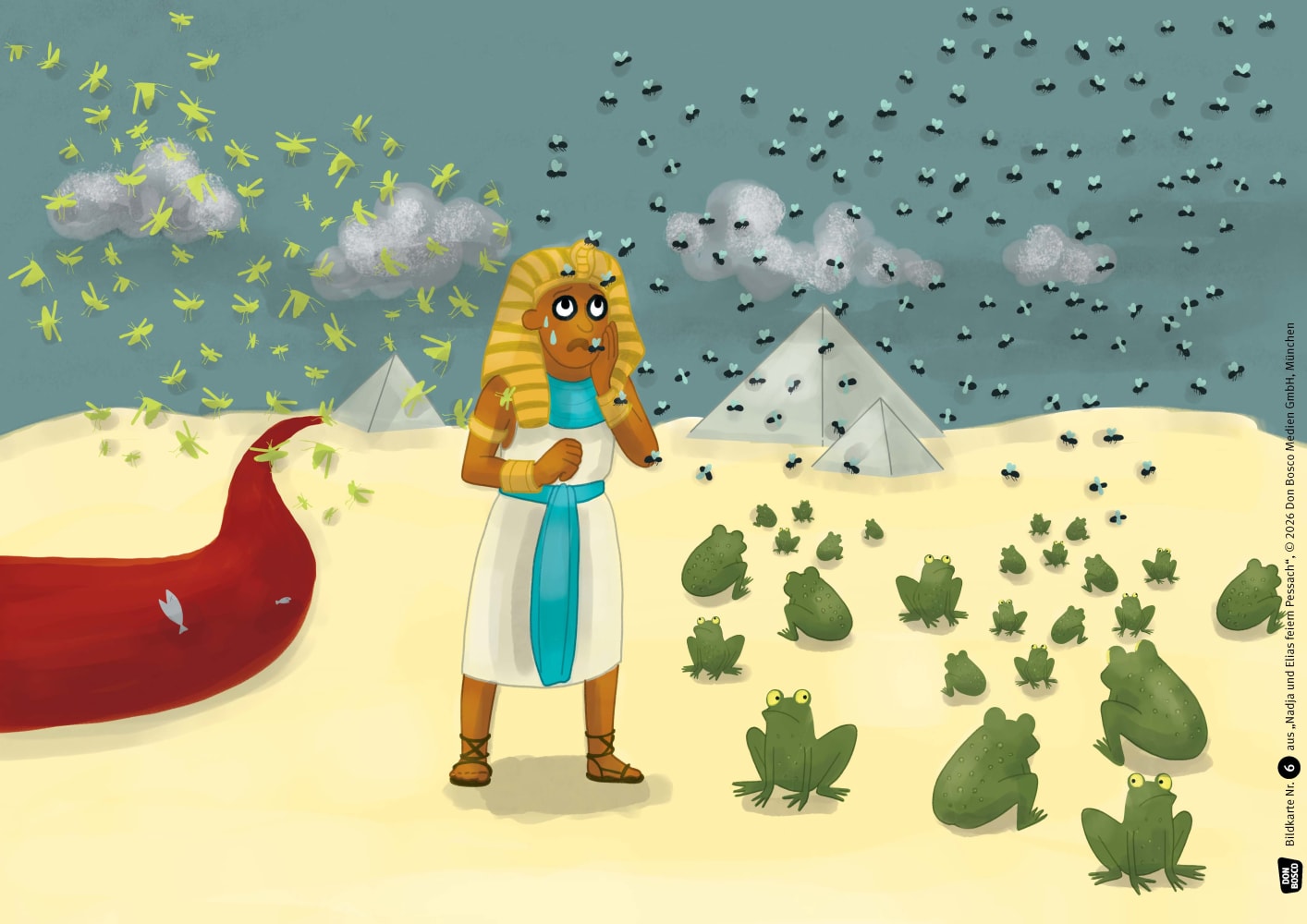 Nadja und Elias feiern Pessach. Kamishibai Bildkartenset