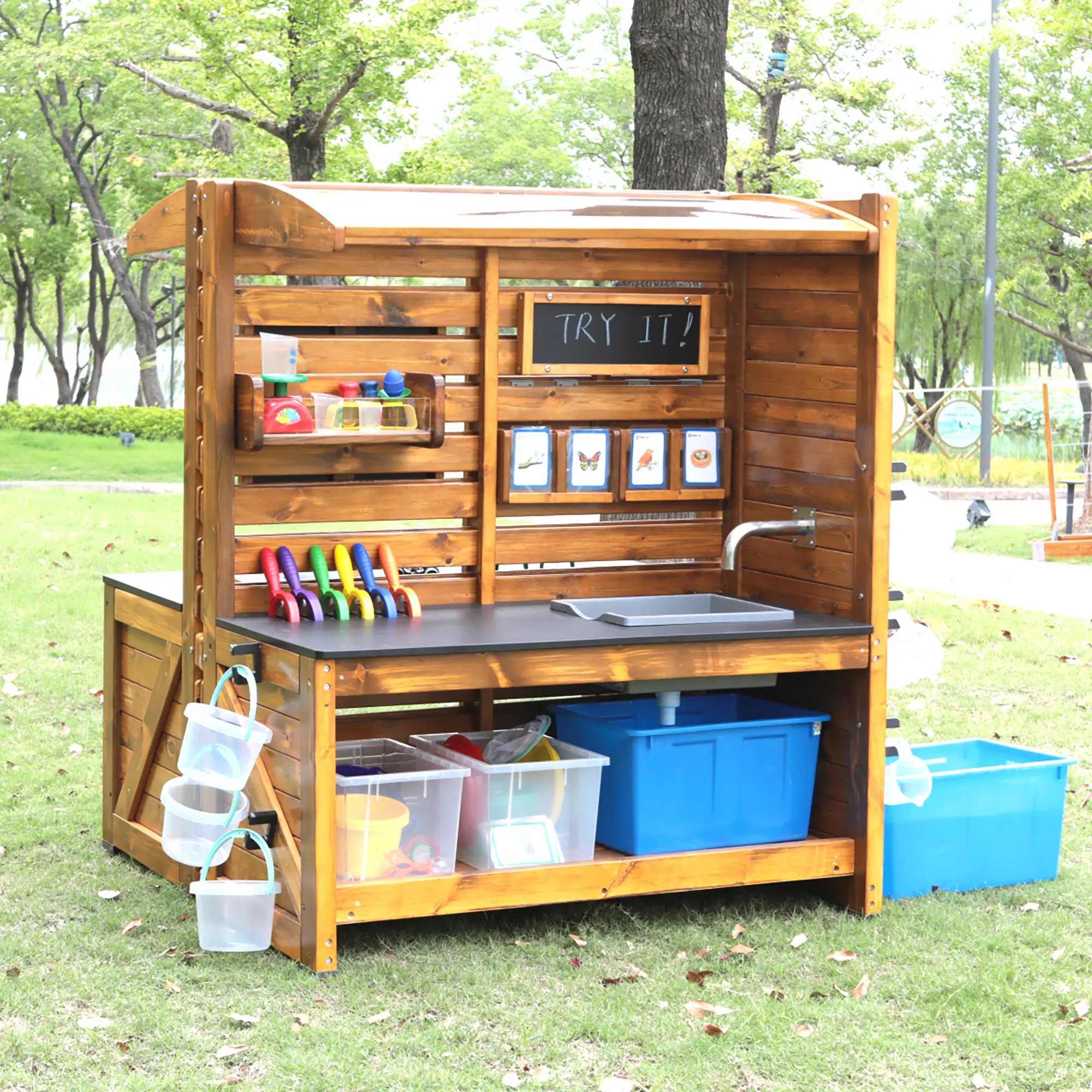 Outdoor-Experimentierstation
