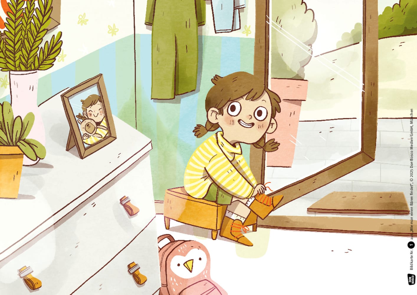 Wie man einen Bären findet. Kamishibai Bildkartenset