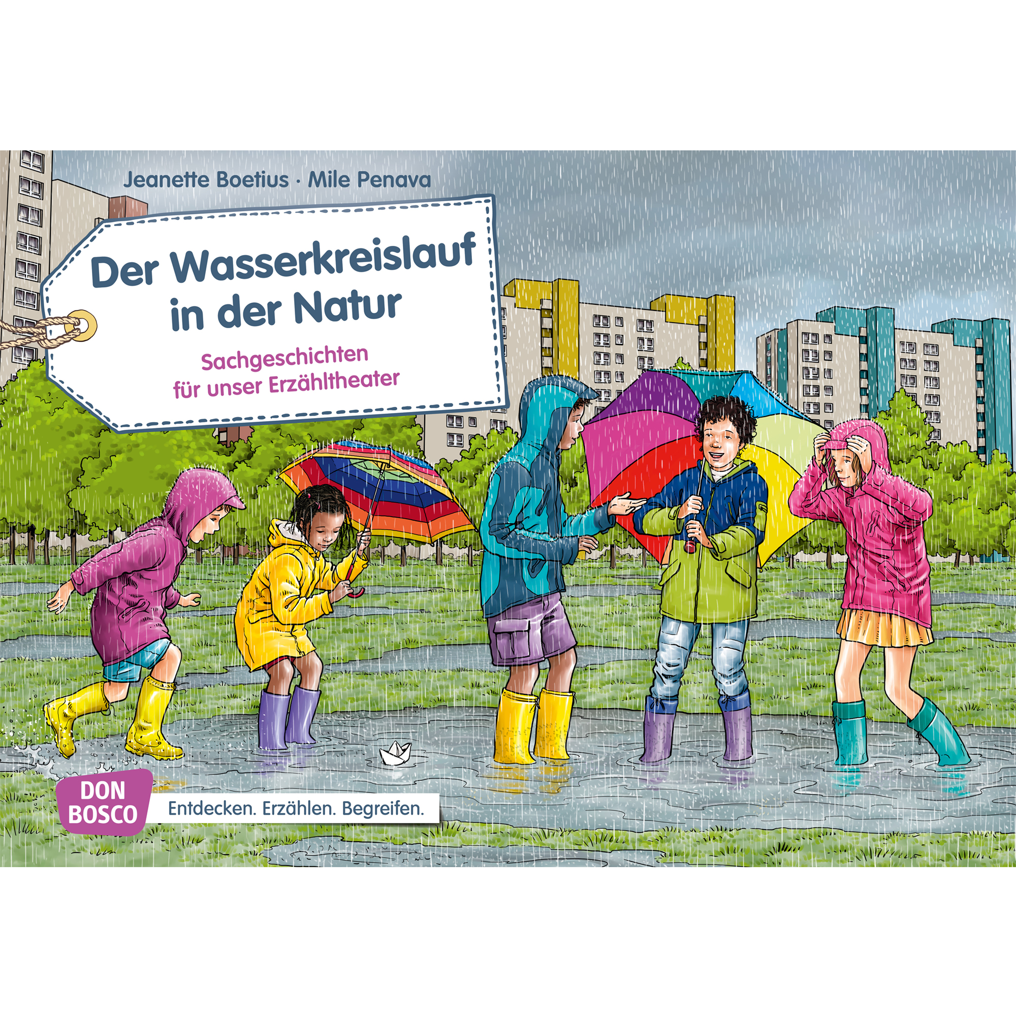 Der Wasserkreislauf in der Natur. Kamishibai Bildkartenset