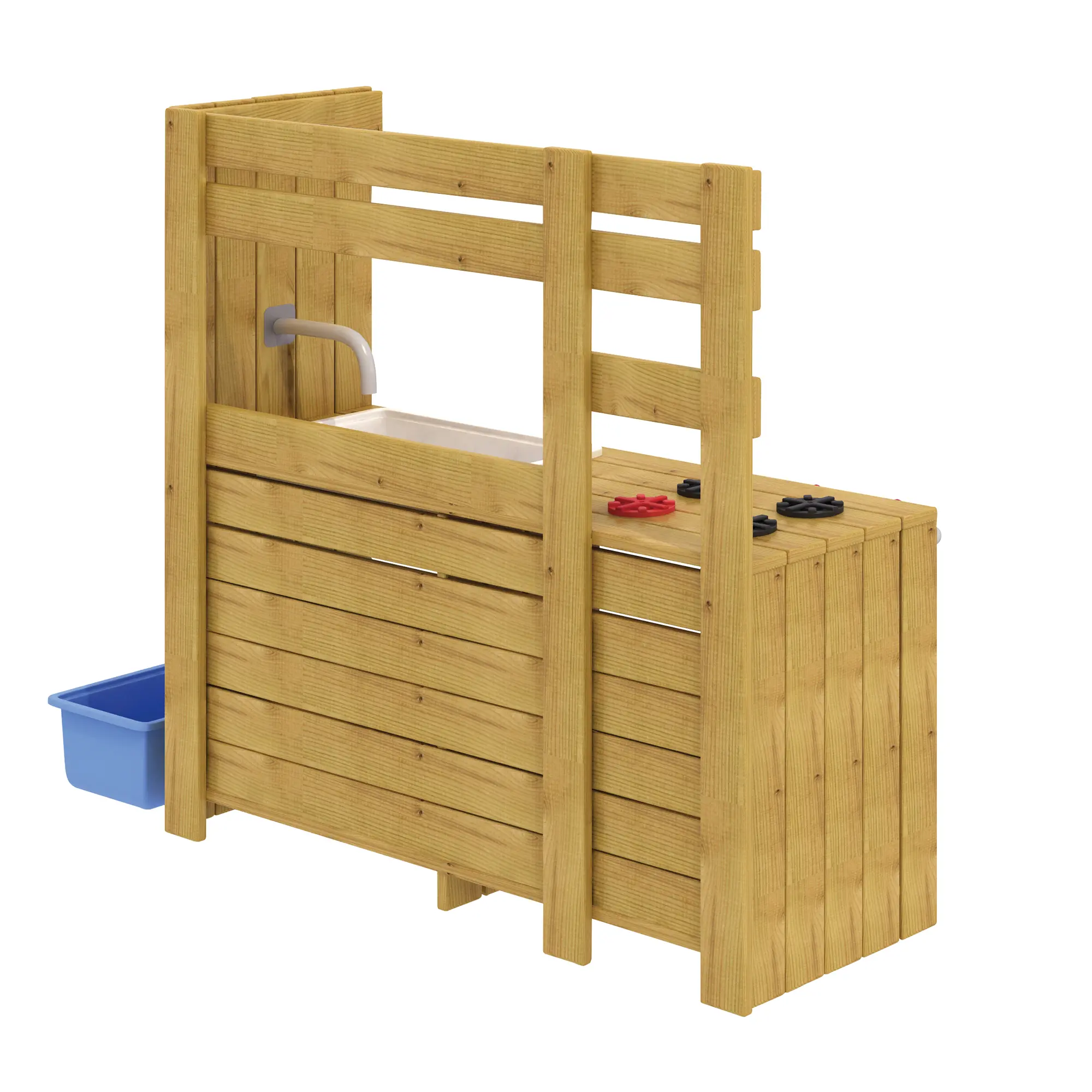 Outdoor-Snack Bar + Outdoor Spielküche mit Pumpe