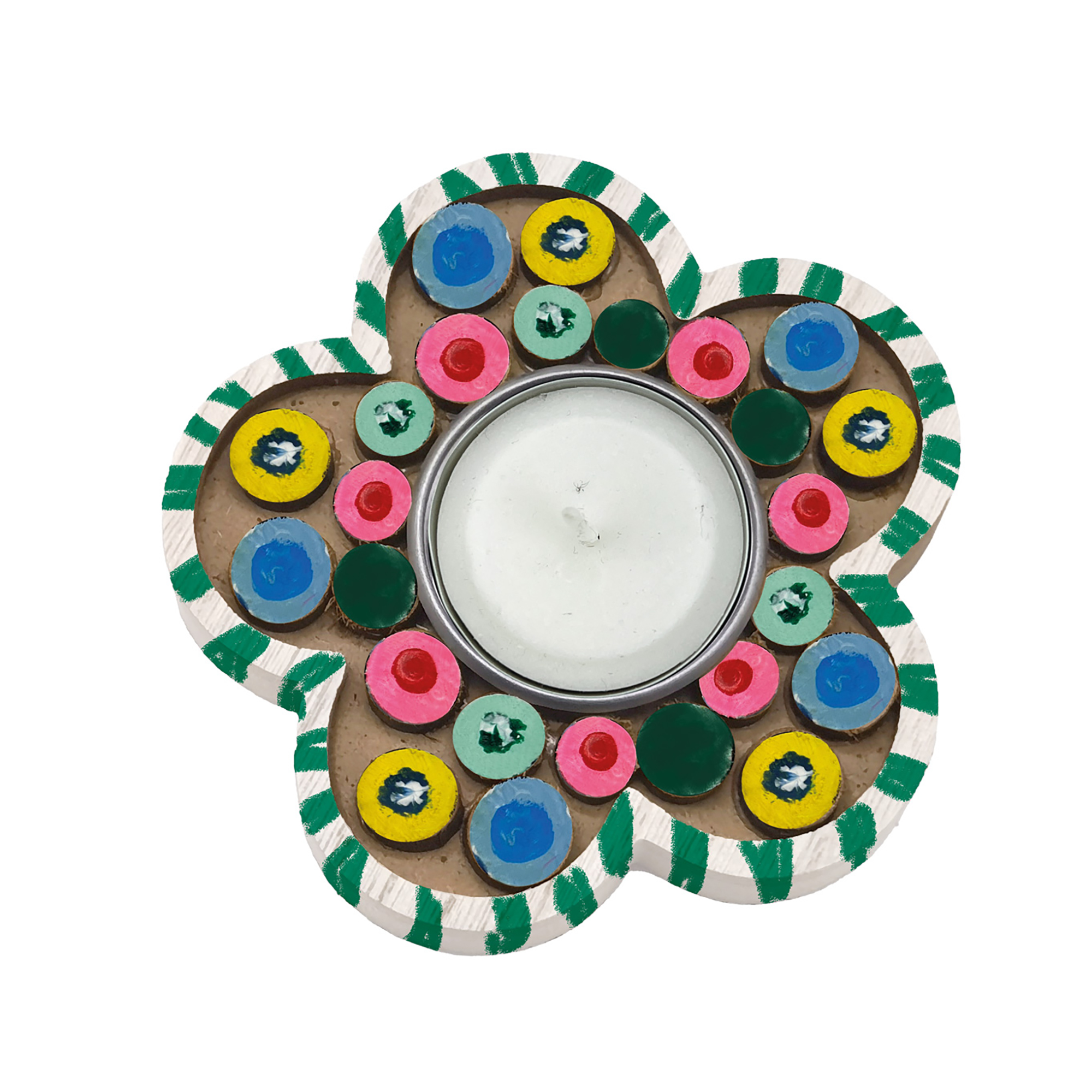 Teelichthalter Blume 12er Set