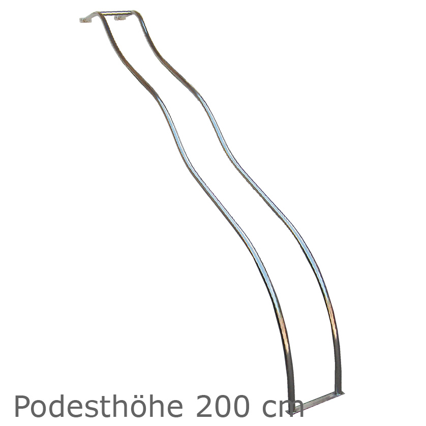 Edelstahlrutschstangen Parallel
