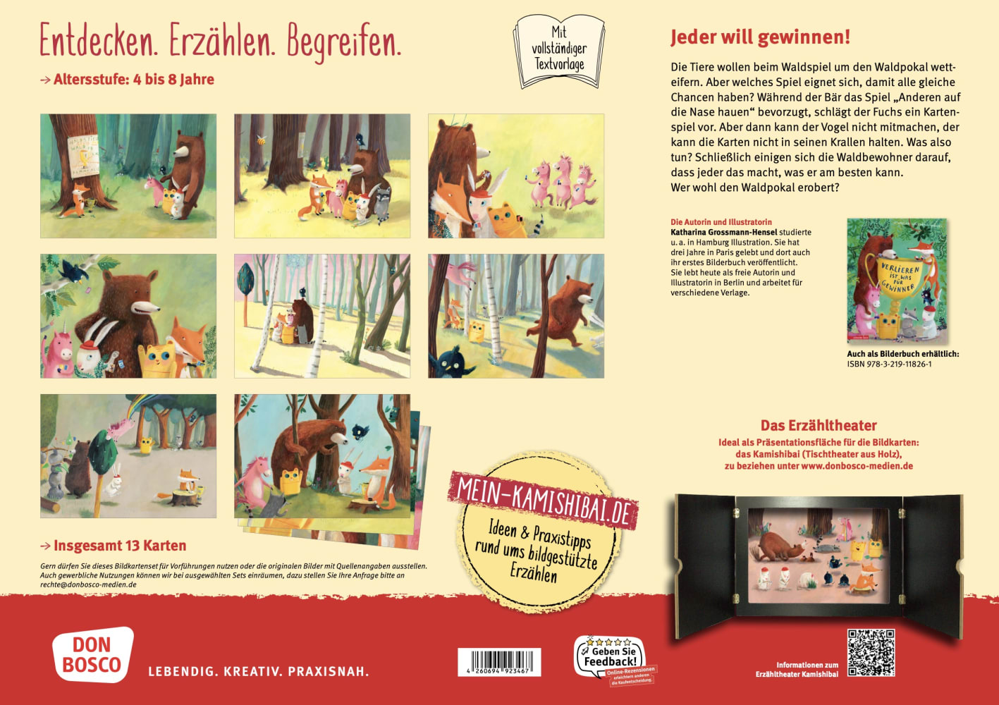 Verlieren ist was für Gewinner. Kamishibai Bildkartenset