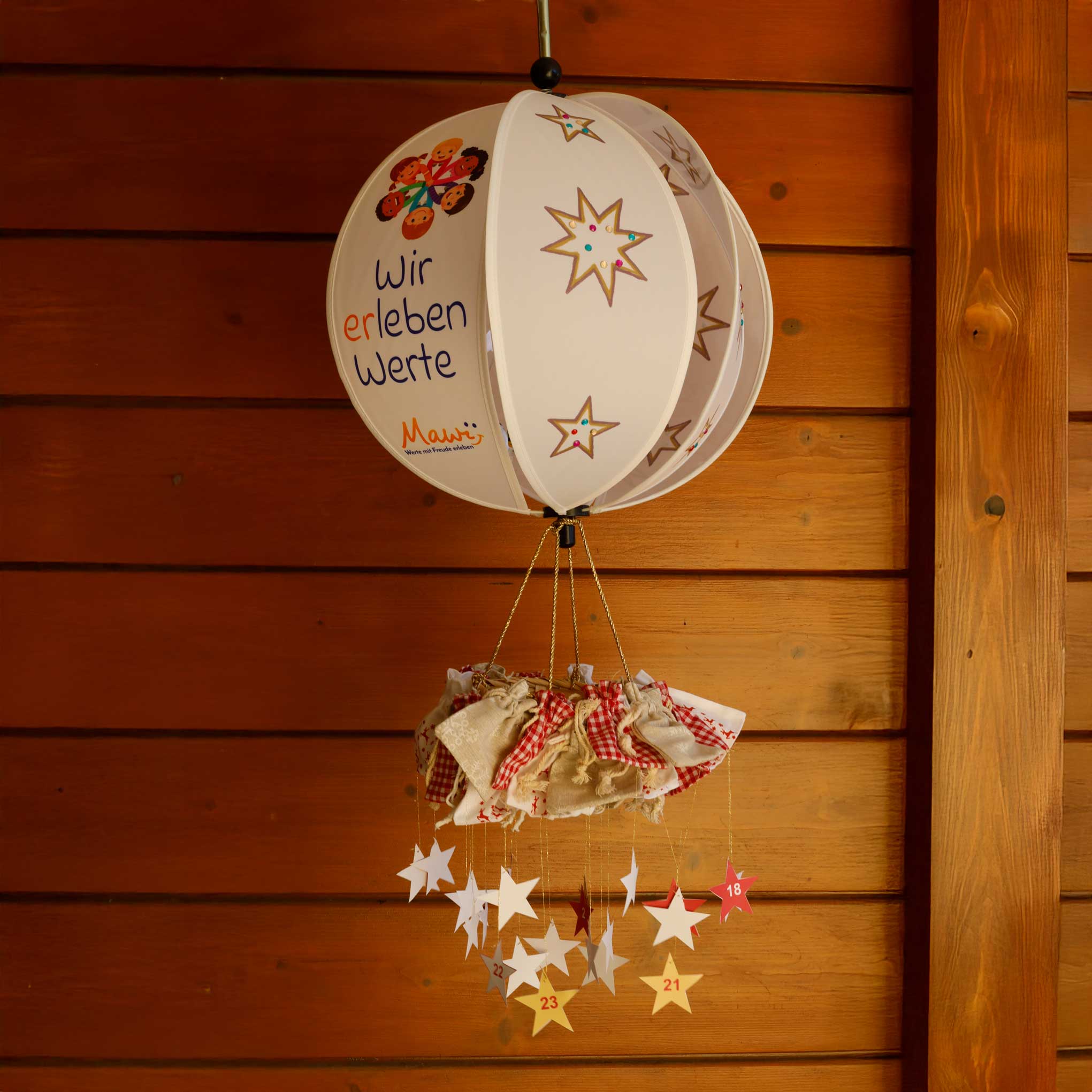 Bastelset für Windkugel-Adventskalender