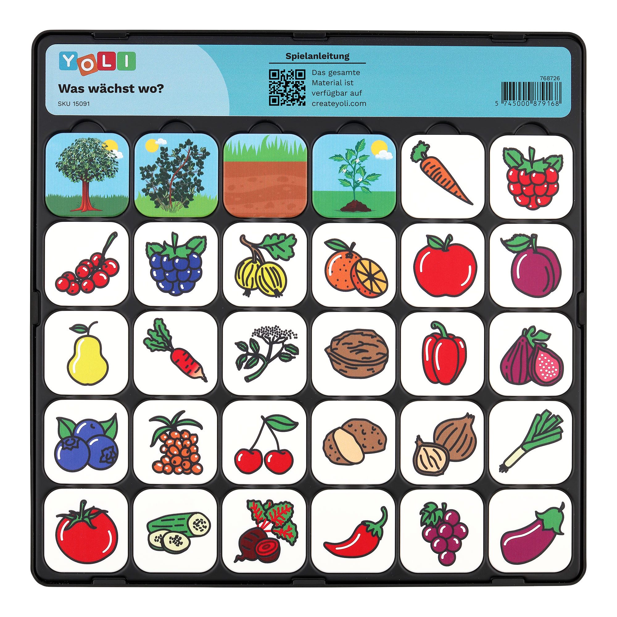 YOLI Spielset - Was wächst wo?