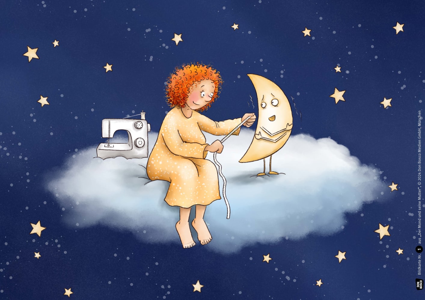 Der Mond und seine Mutter. Kamishibai Bildkartenset