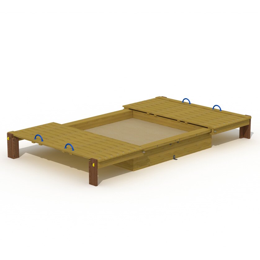 Sandkasten mit Schiebedeckel