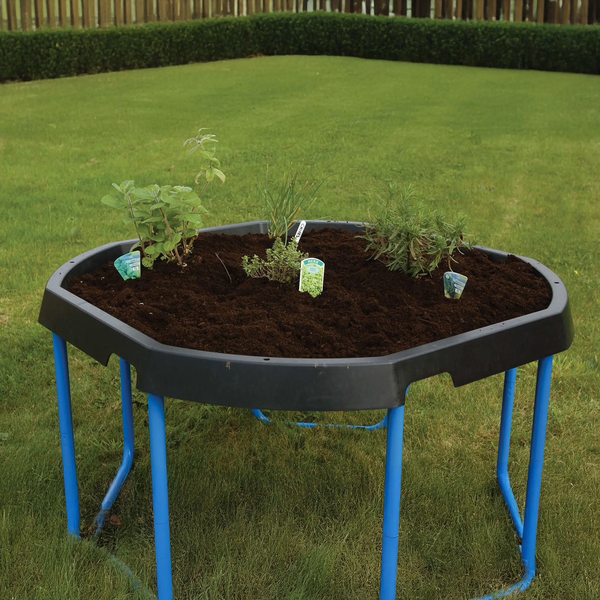 Entdecker- u. Experimentier-Tisch / Wanne in schwarz