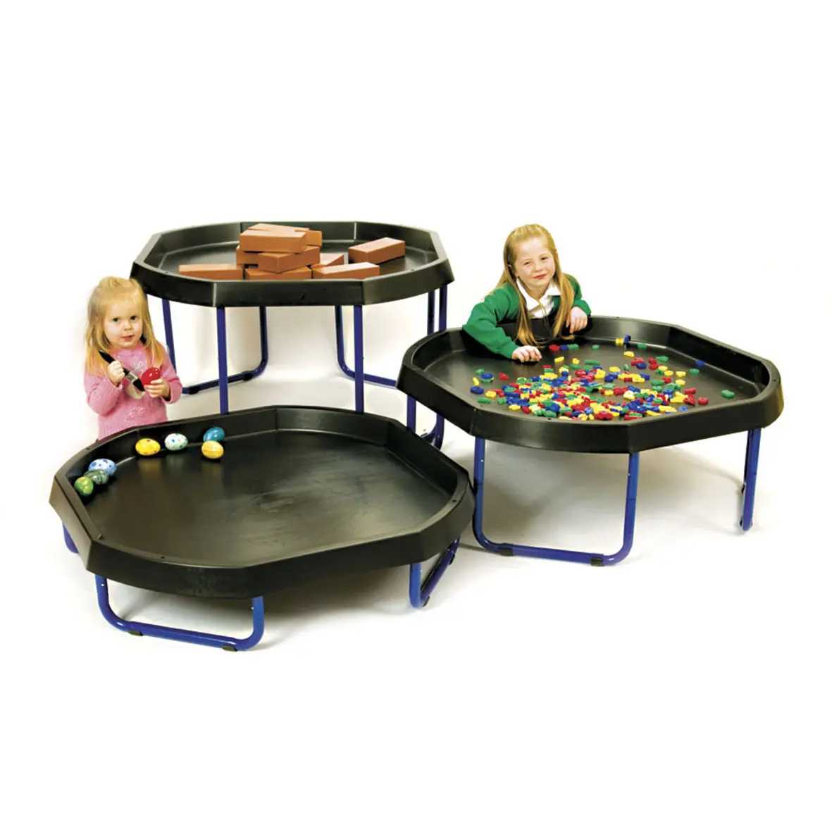 Entdecker- u. Experimentier-Tisch / Wanne in schwarz