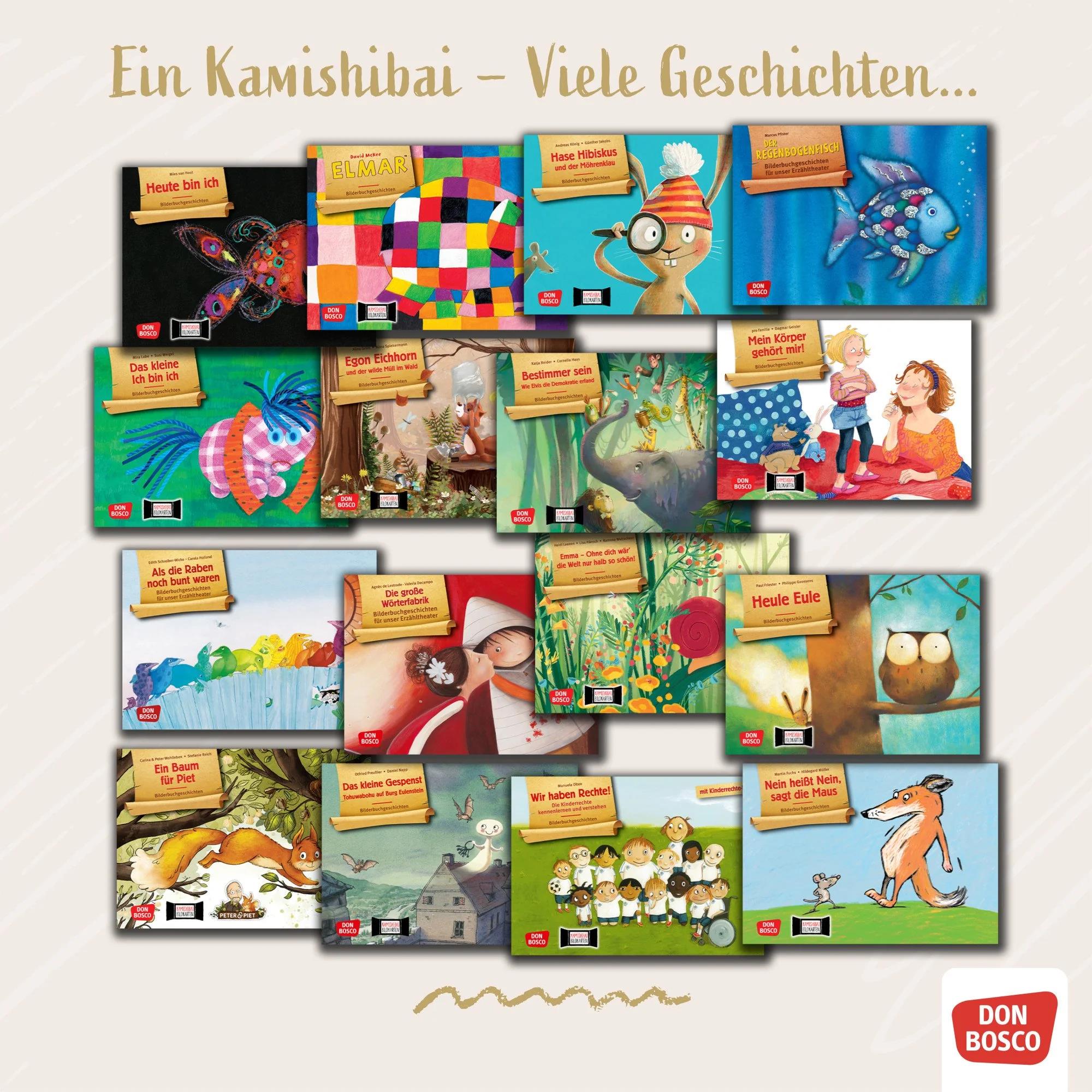 Das große Weihnachtsfest im Zoo. Kamishibai Bildkartenset