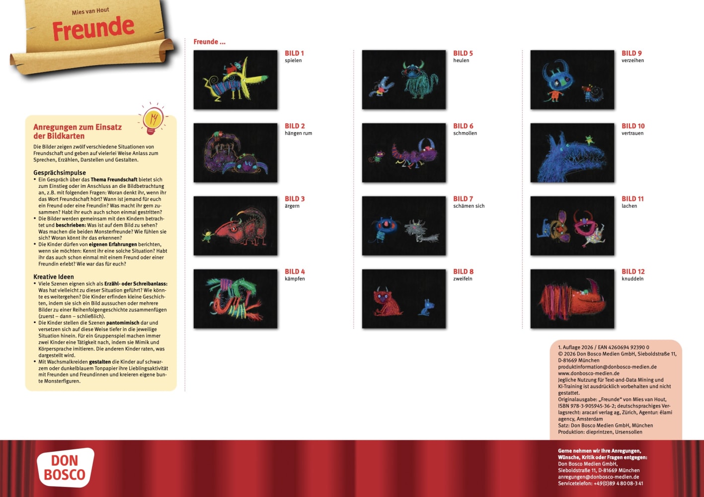 Freunde. Kamishibai Bildkartenset