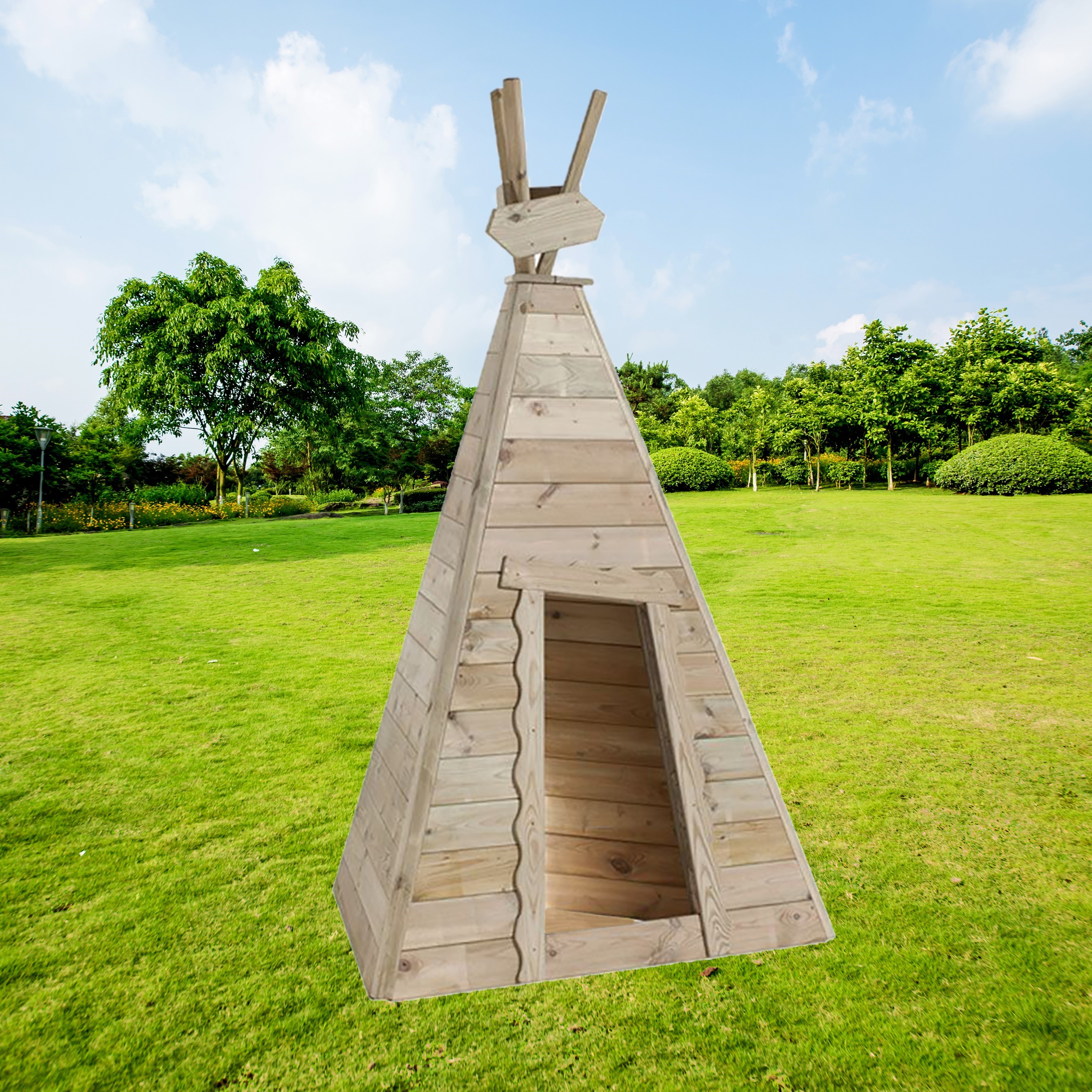 Bodenplatte Holztipi kleiner Adler