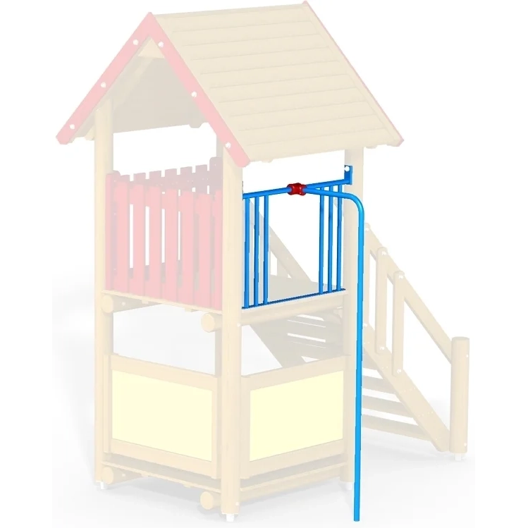 Feuerwehrstange kurz zum Anbau an die Berghütte