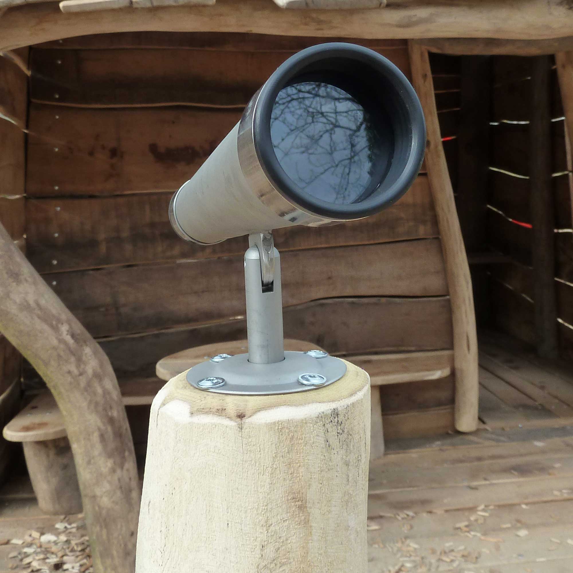 Edelstahlfernrohr für den öffentlichen Spielplatz