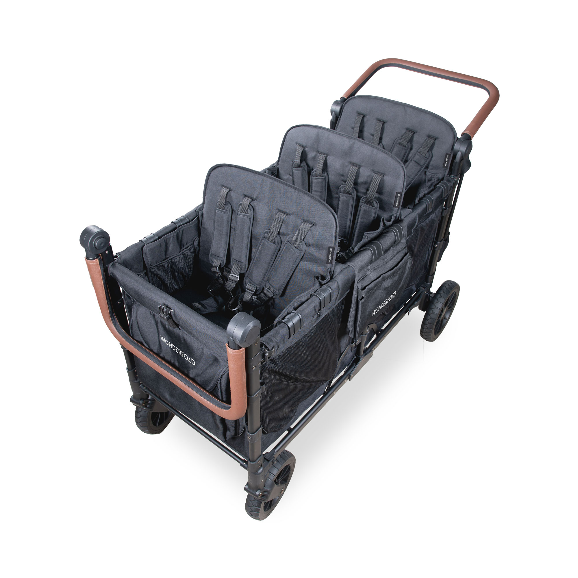 Krippenwagen Luxe 6er schwarz