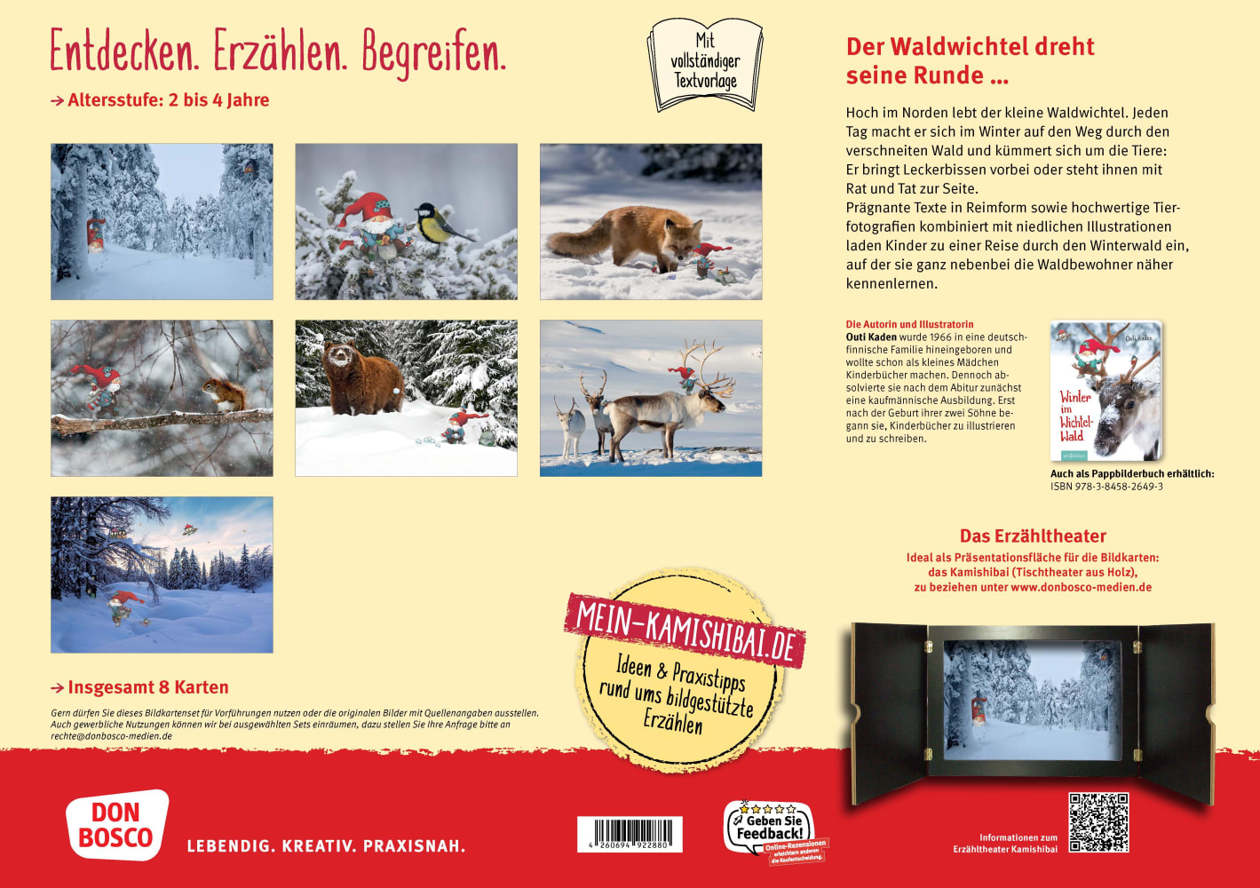 Winter im Wichtelwald. Kamishibai Bildkartenset