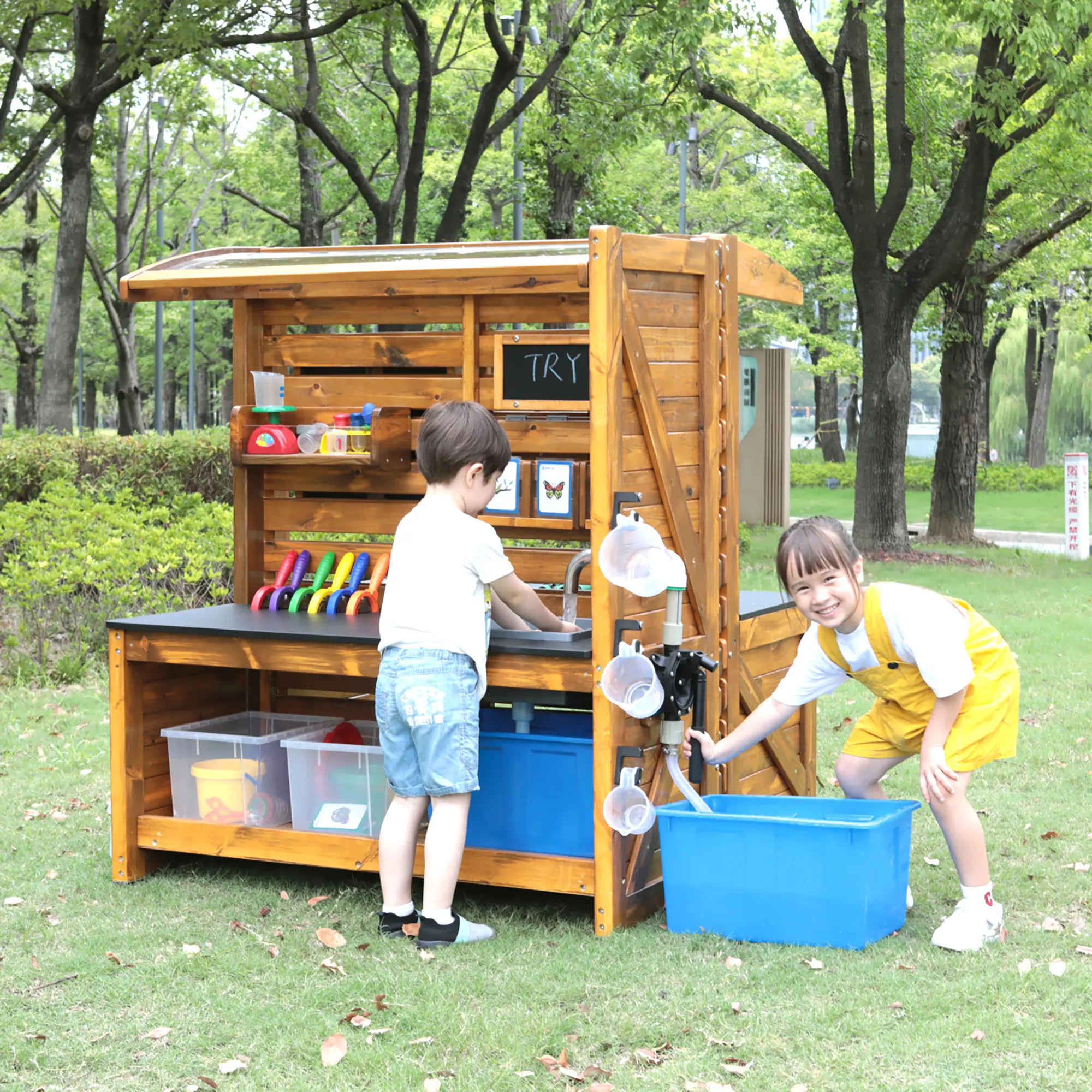 Outdoor-Experimentierstation