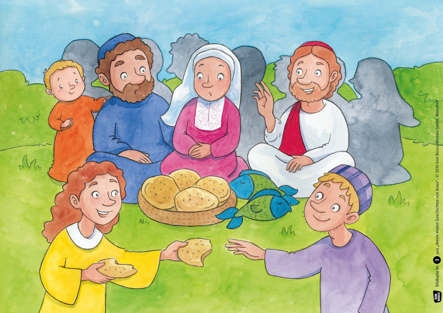 Meine ersten Geschichten von Jesus. Die U3-Bibel im Kamishibai. Kamishibai Bildkartenset.