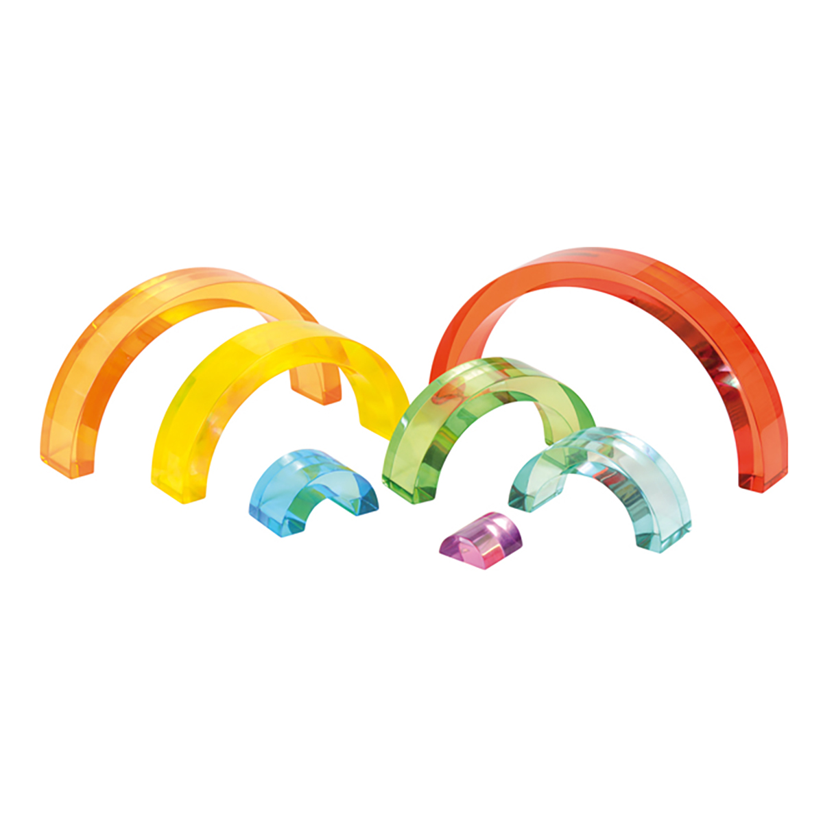 Regenbogen Acrylsteine