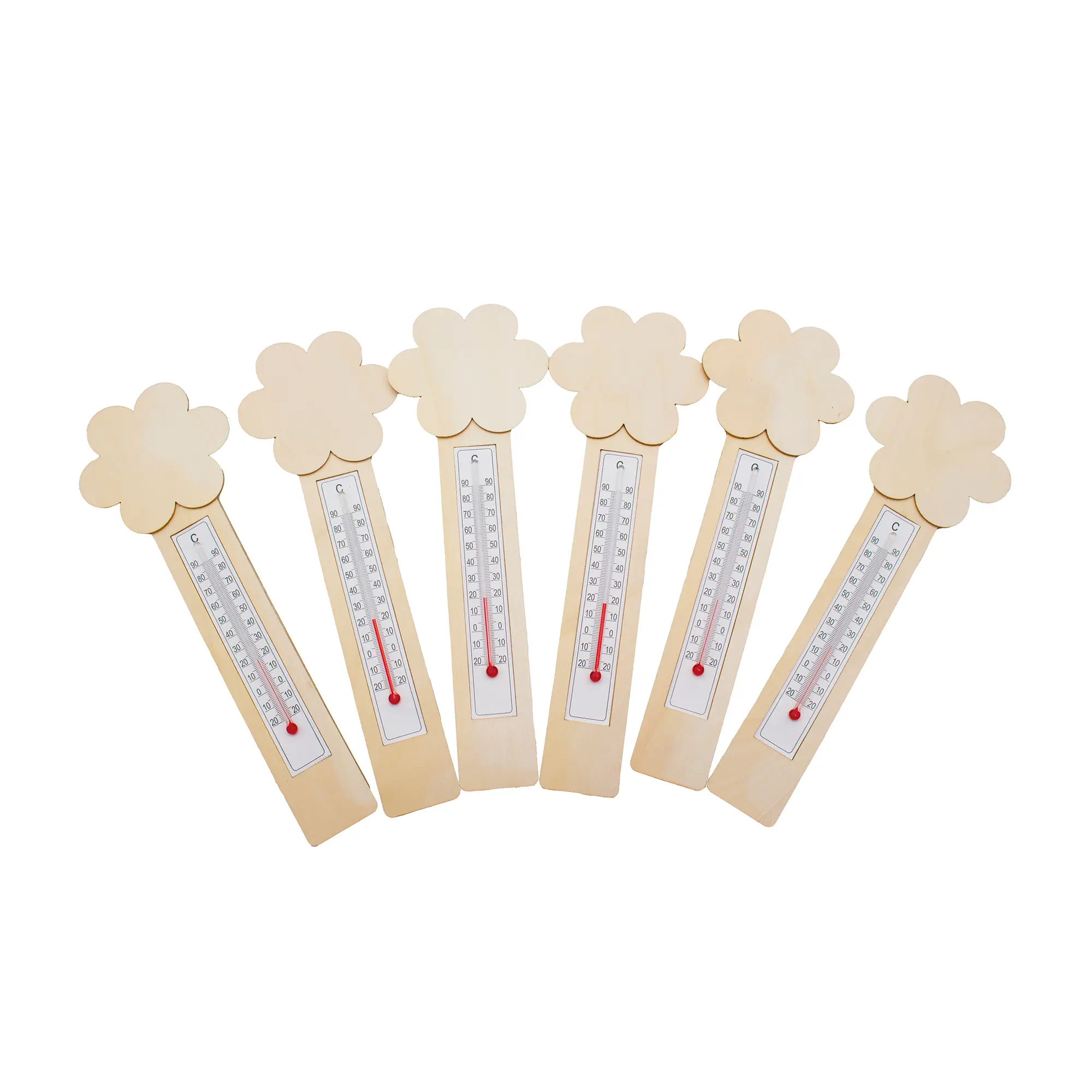 Thermometer zum Selbstgestalten 6er Set