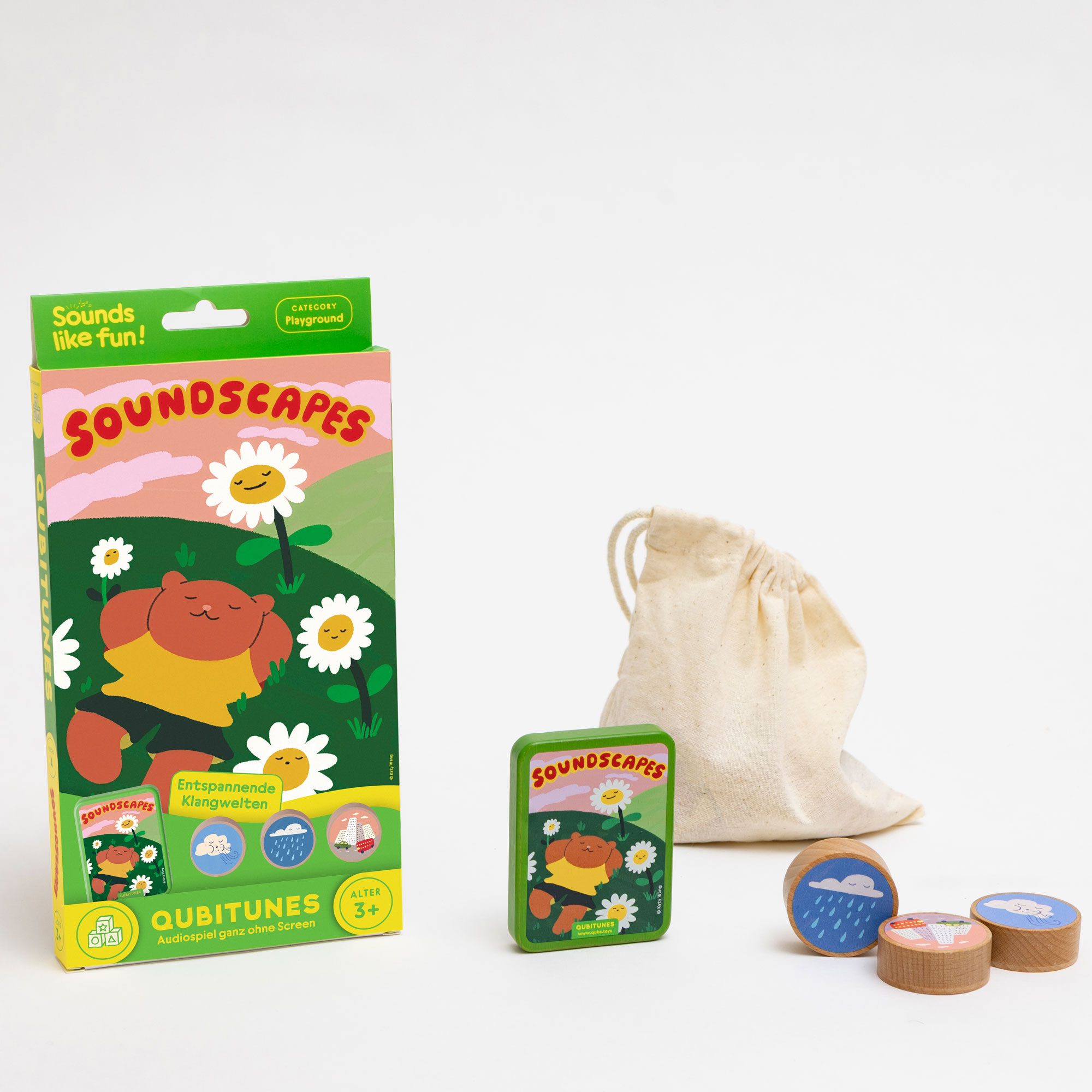 Qubi Spiel "Klangwelt innere Ruhe und Wärme"