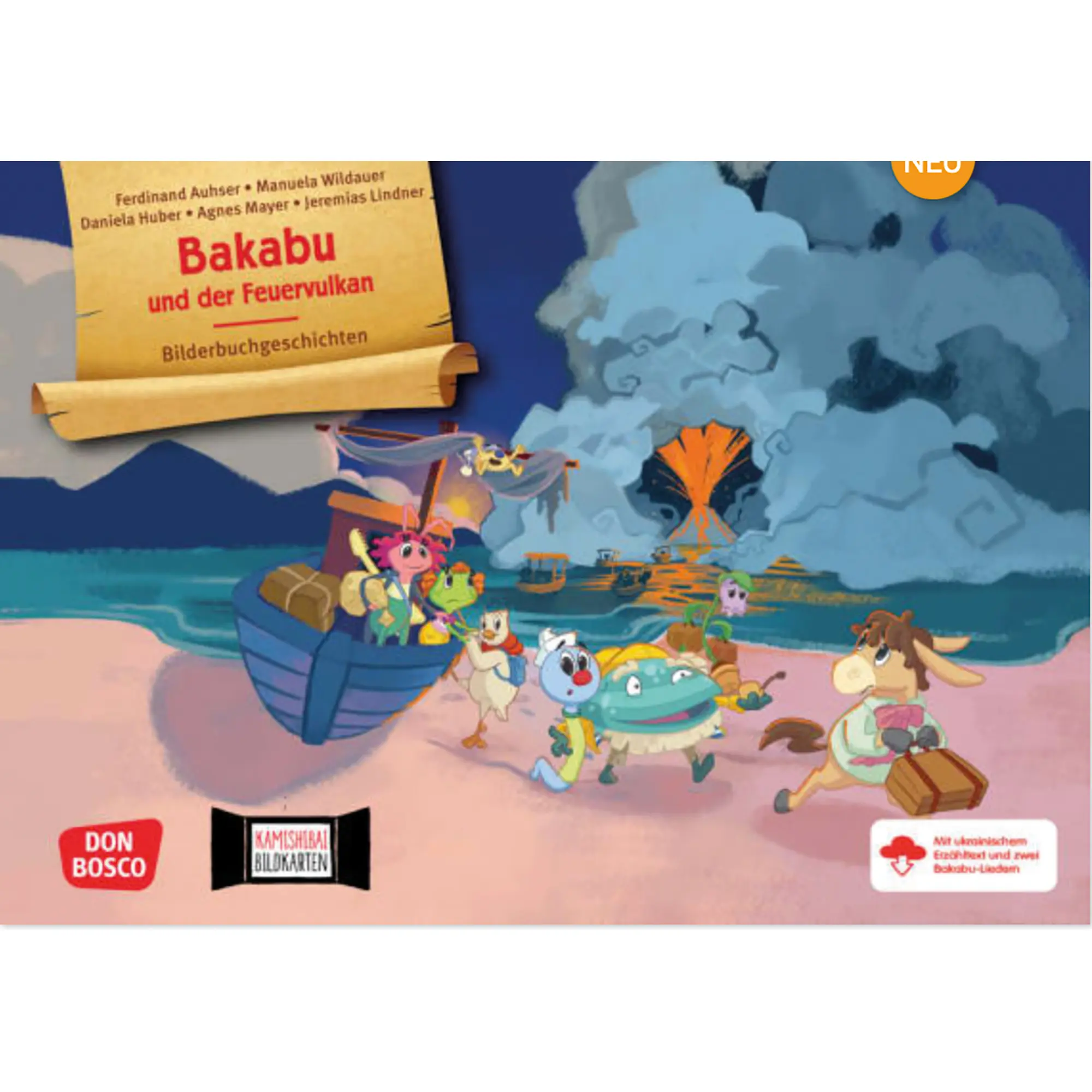 Bakabu und der Feuervulkan. Kamishibai Bildkartenset